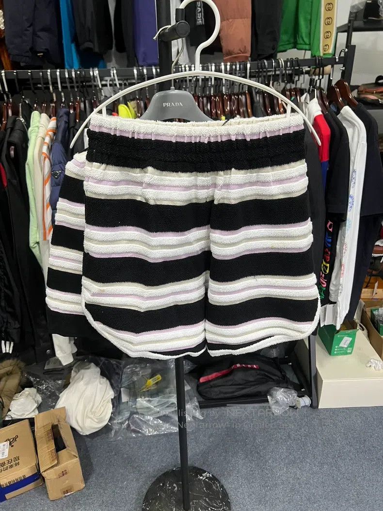 Fendi Fendi Black and White Striped Women's Knit Set Size XS / US 0-2 / IT 36-38 - 2 Thumbnail