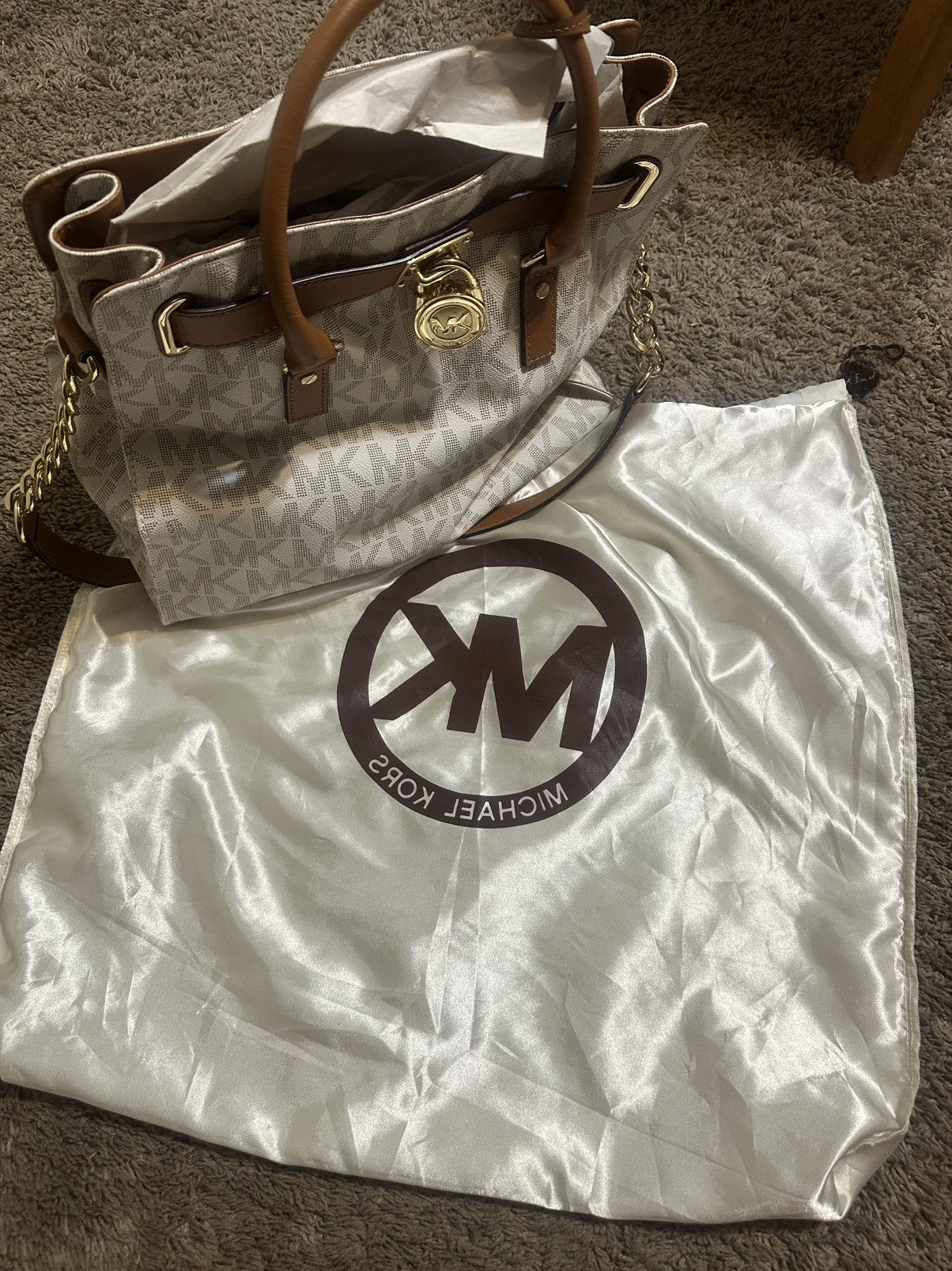 Michael Kors Vintage Michael Kors “Signature White” purse 00s Size ONE SIZE - 10 Thumbnail
