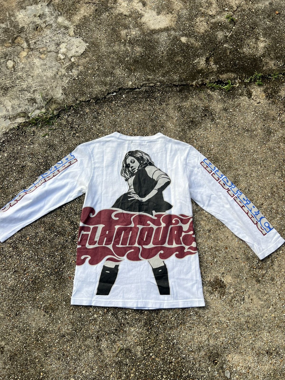 Hysteric Glamour 90's Brad Pitt Fight Club Promo Longsleeve | Grailed
