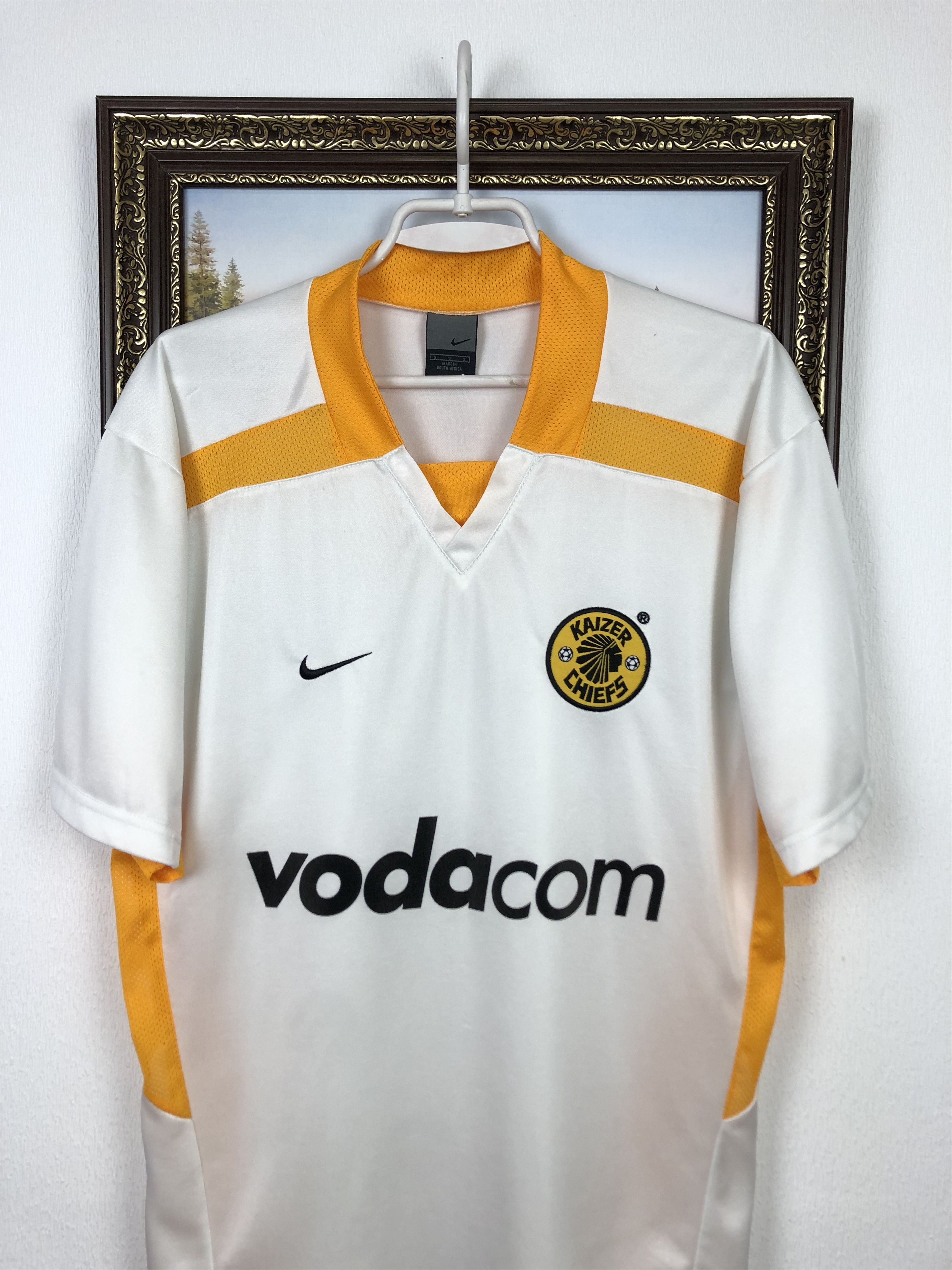Nike Kaizer Chiefs Away football shirt 2007 Soccer Tee Jersey Size US M / EU 48-50 / 2 - 2 Thumbnail