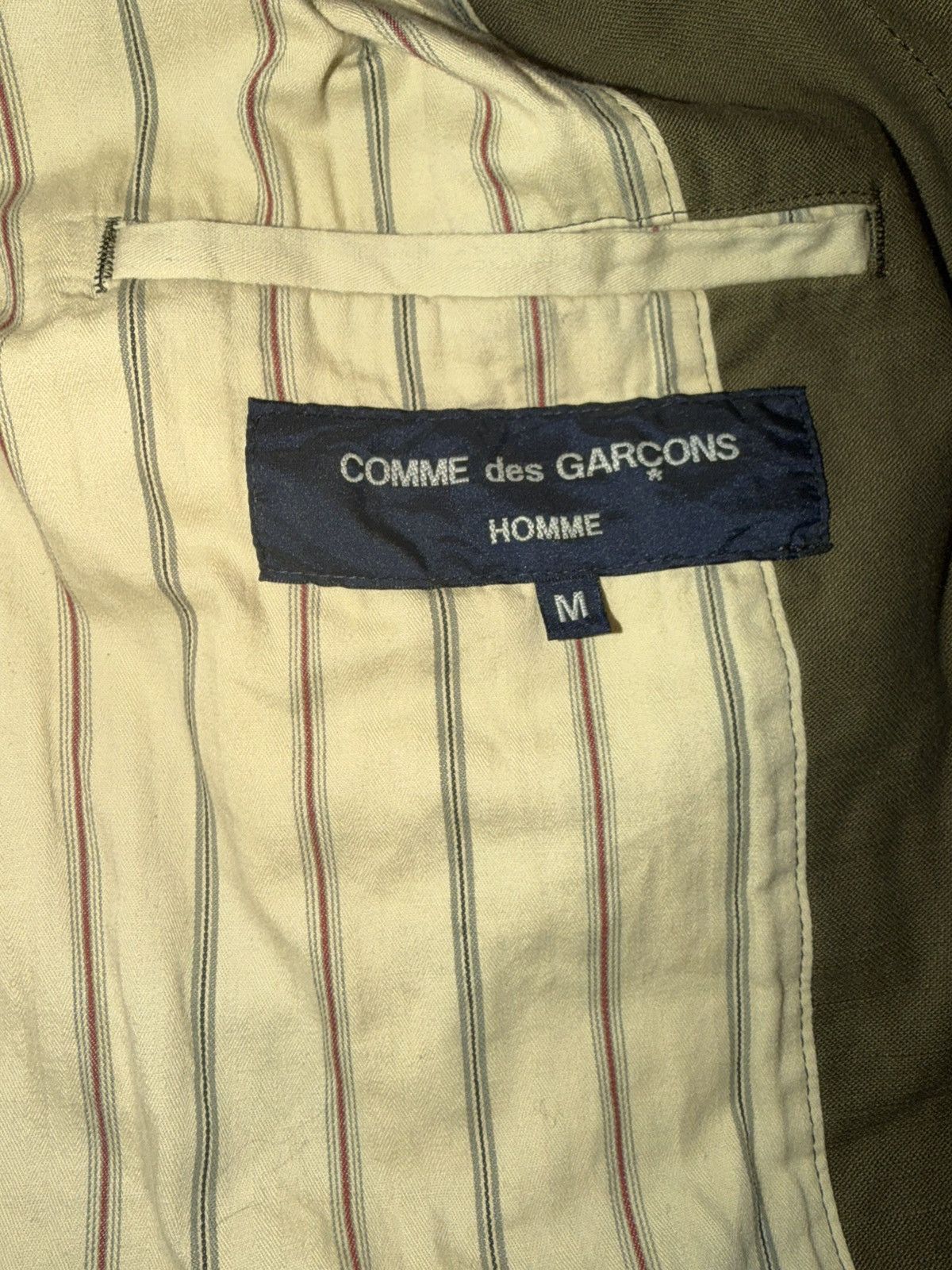 Comme des Garcons Homme Army green patchwork jacket Size US M / EU 48-50 / 2 - 3 Thumbnail