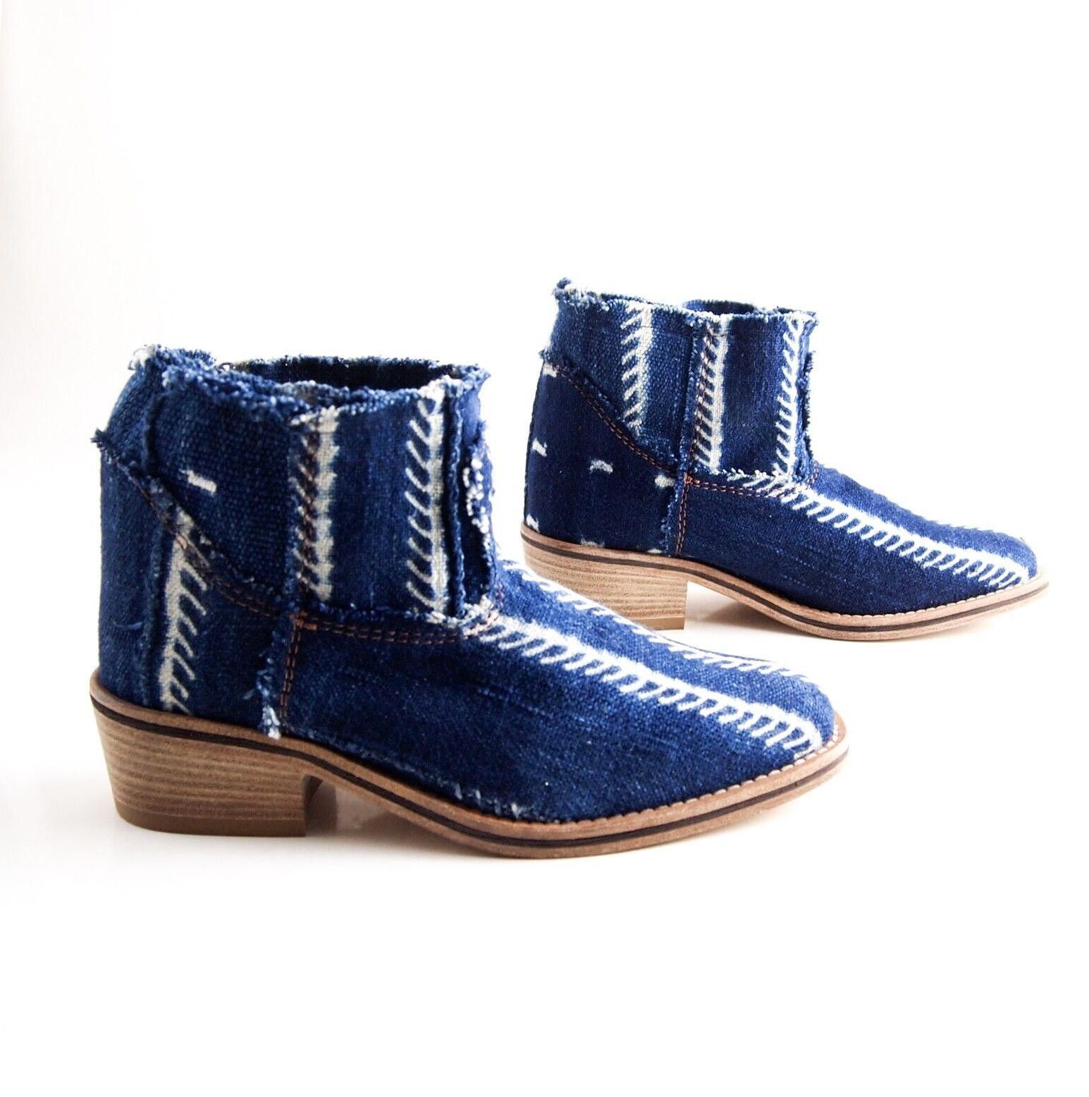 forte_forte Forte_Forte Denim Boots Blue Unlined Size US 7 EU 37 Size US 7 / IT 37 - 4 Thumbnail