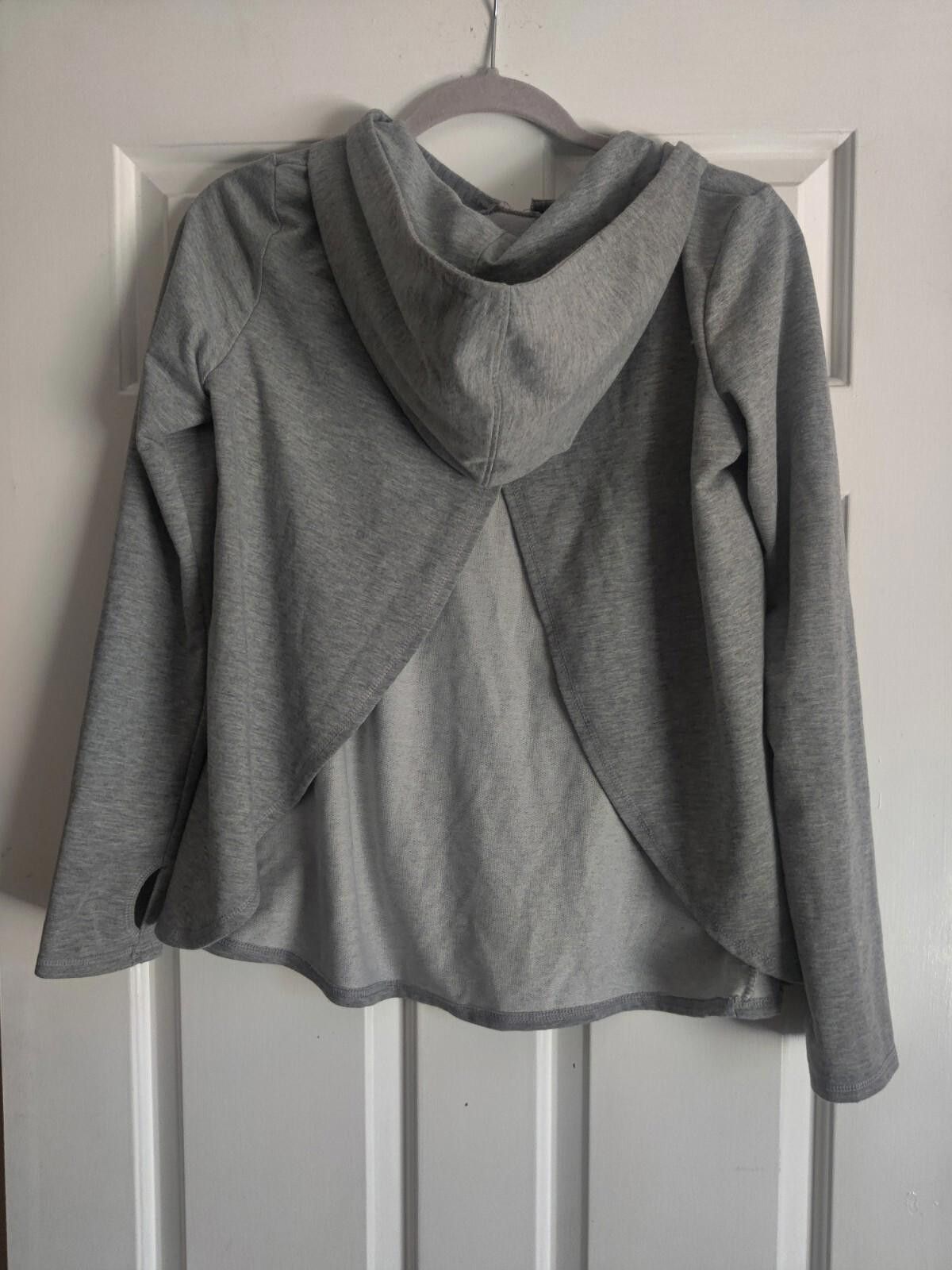 Other SCORPIO SOL Gray Split Back Yoga Athletic Hoodie Hooded Swea Size M / US 6-8 / IT 42-44 - 3 Thumbnail