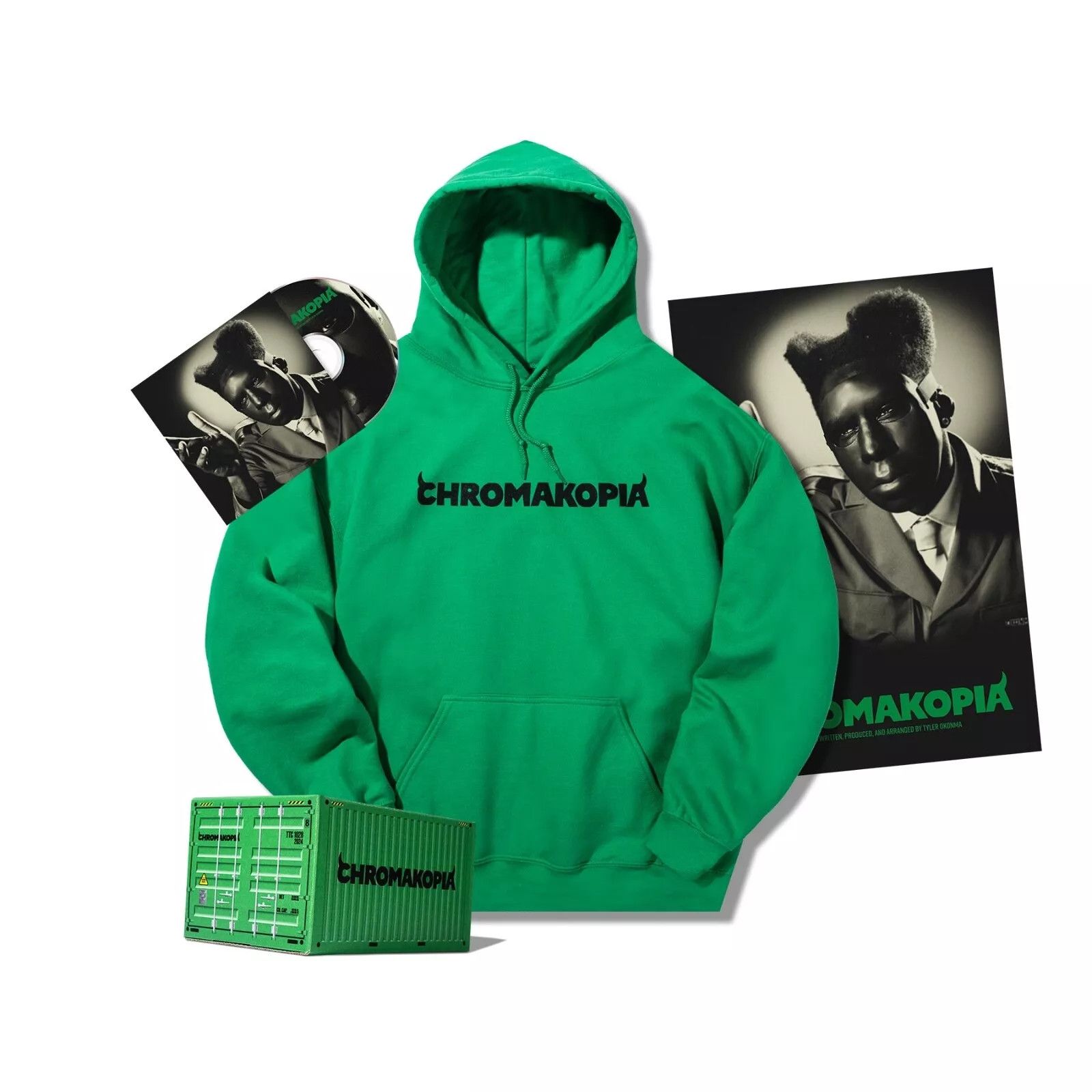 Golf Wang Chromakopia Box Set 2 Green Hoodie Size US M / EU 48-50 / 2 - 1 Thumbnail