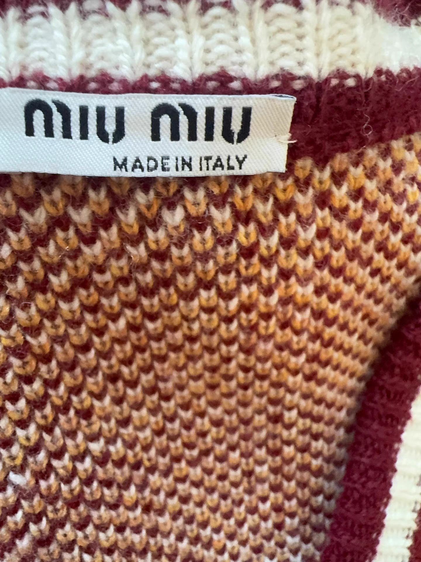 Miu Miu MiuMiu Wool Cardigan K13 Size XS / US 0-2 / IT 36-38 - 3 Thumbnail