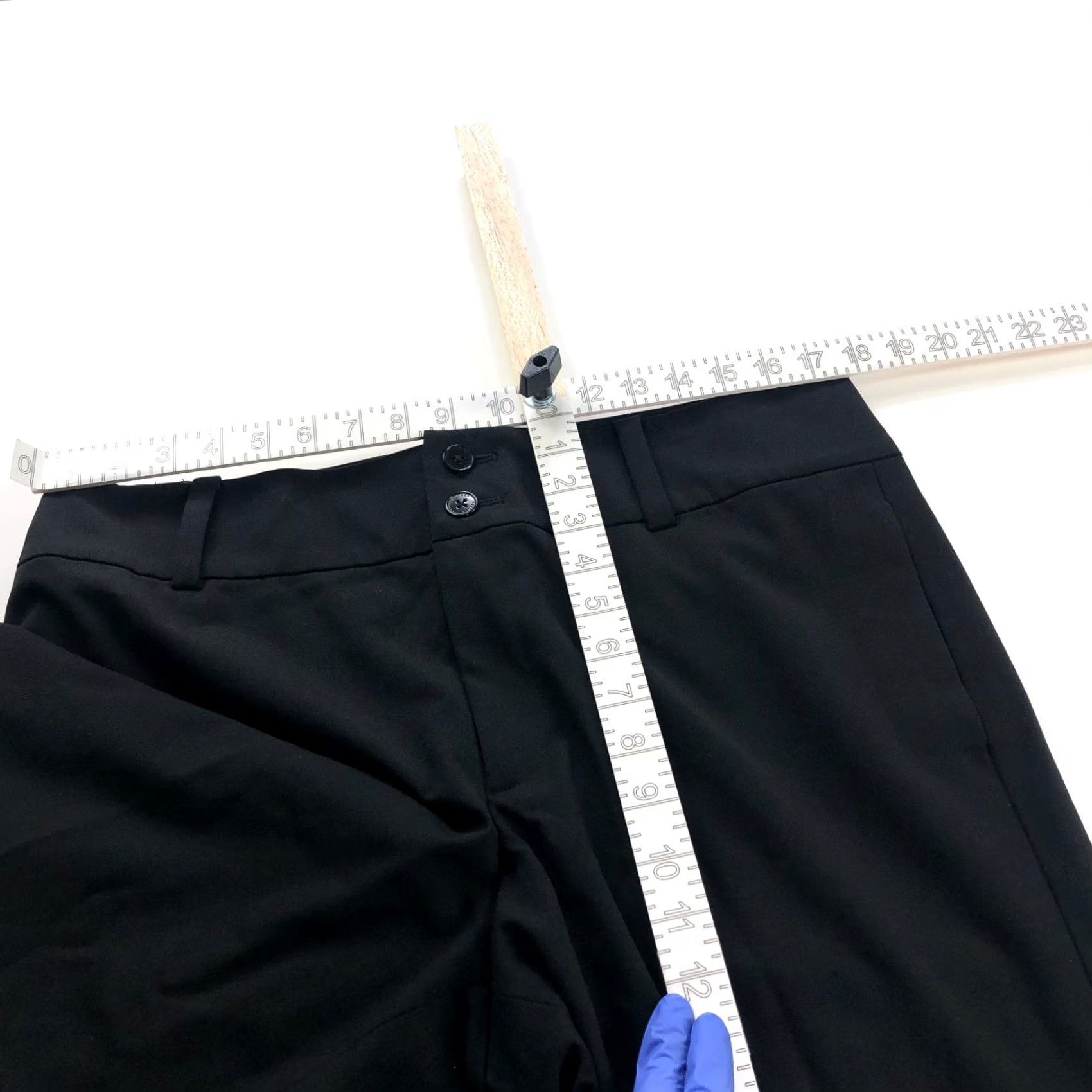 Ralph Lauren Lauren Ralph Lauren 12 High Rise Wide Leg Pants Black Size 34" / US 12 / IT 48 - 6 Thumbnail
