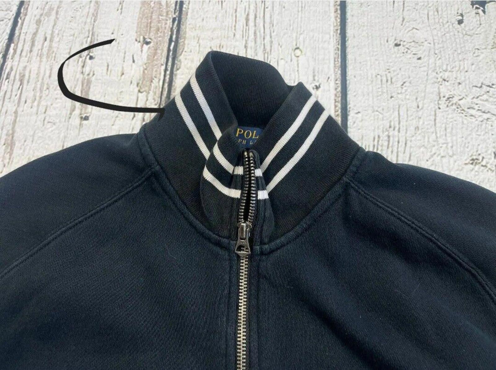 Polo Ralph Lauren Polo Ralph Lauren Varsity Jacket Spelled Out POLO Black L Size US L / EU 52-54 / 3 - 3 Thumbnail