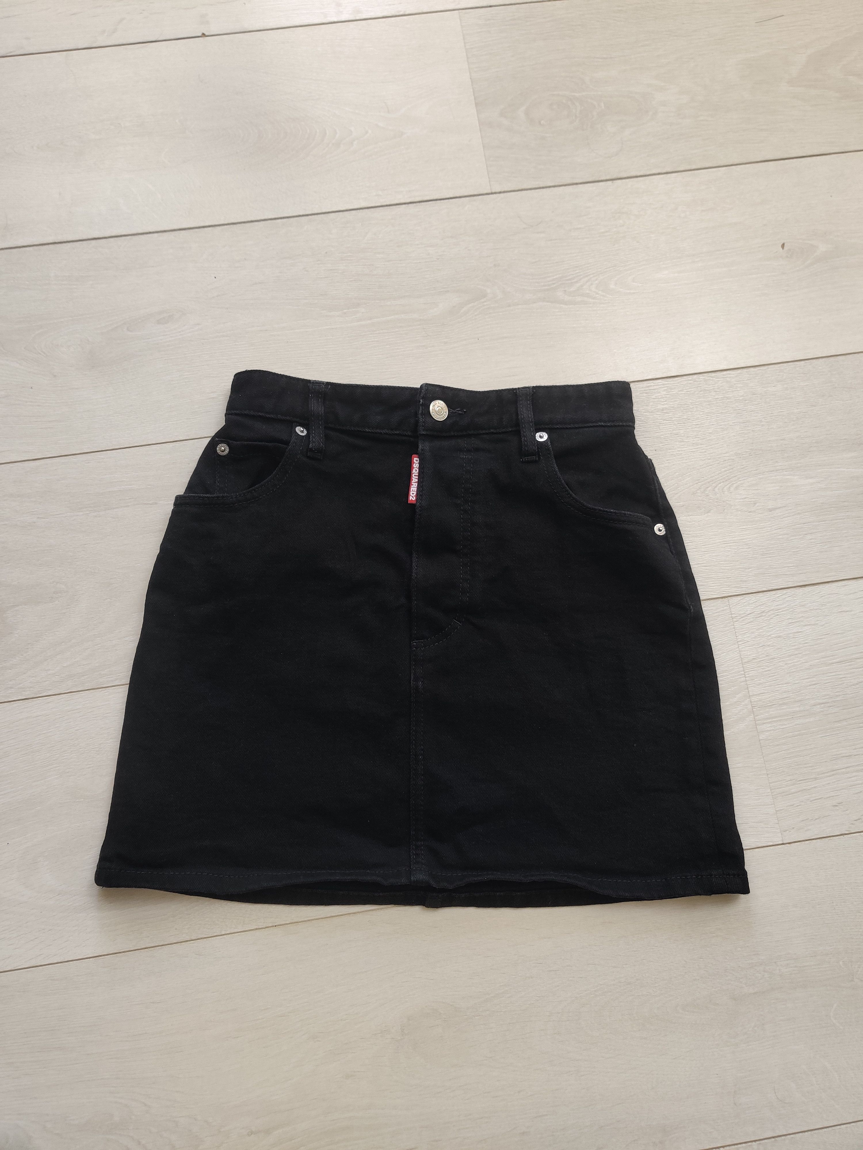 Dsquared2 Dsquared jeans black skirt Size 27" / US 4 / IT 40 - 2 Thumbnail