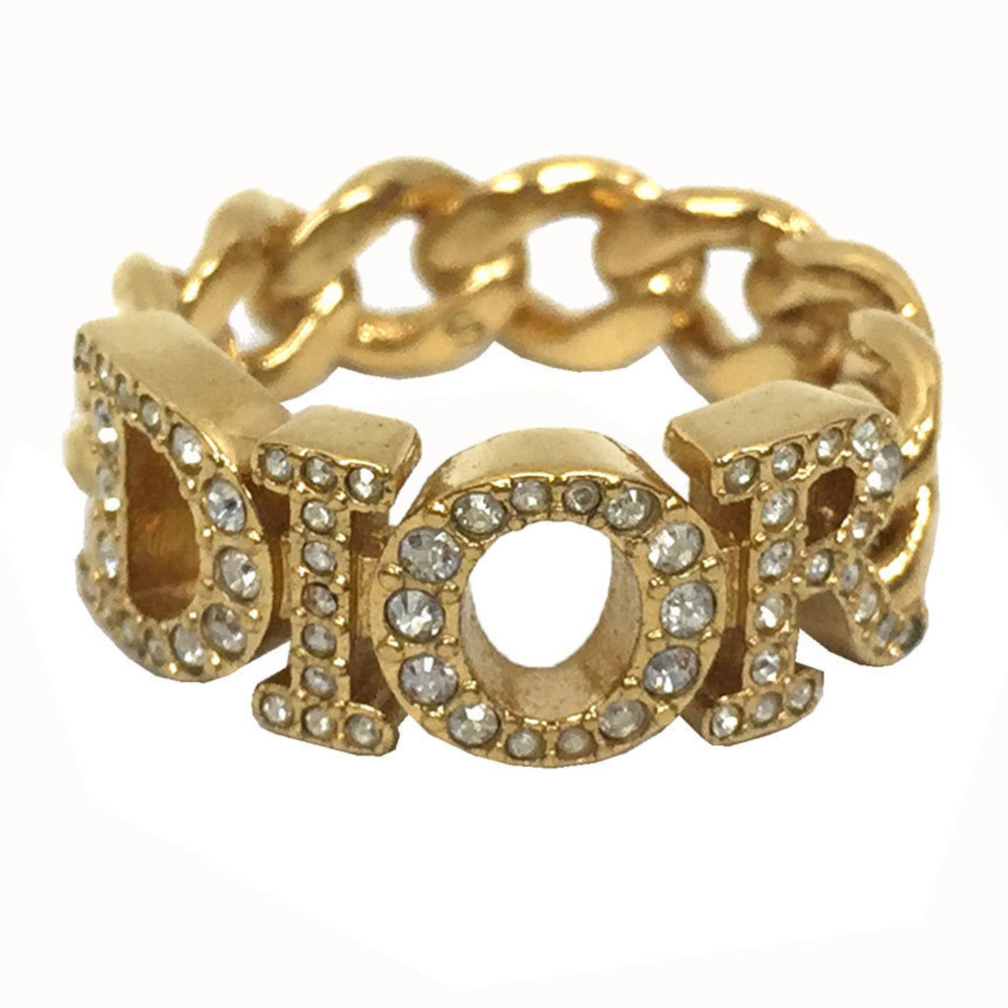 Dior Christian Dior Dior DIOR Christian Ring Revolution R1140DVOCY_D301 White Crystal S Size aq11557 Size ONE SIZE - 1 Thumbnail