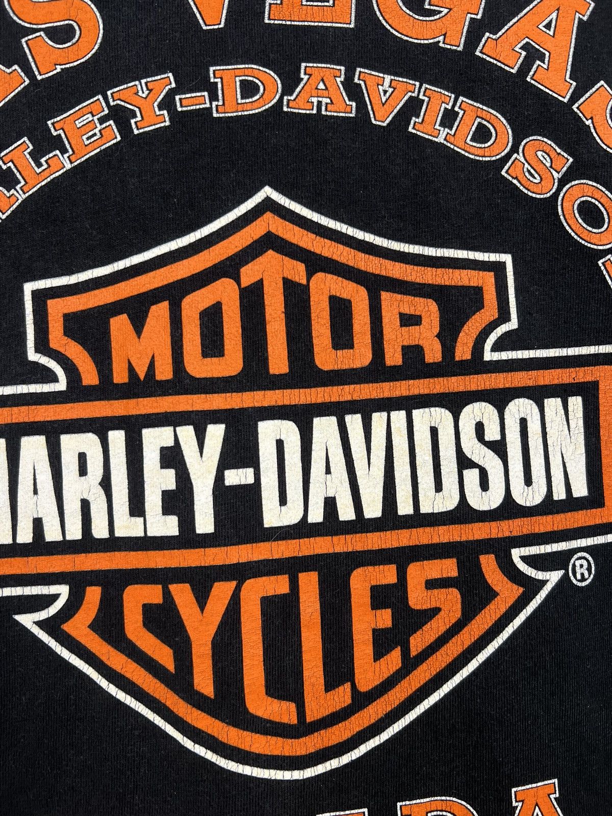 Harley Davidson × Vintage Vintage Harley Davidson Faded Tee Size US XL / EU 56 / 4 - 4 Thumbnail