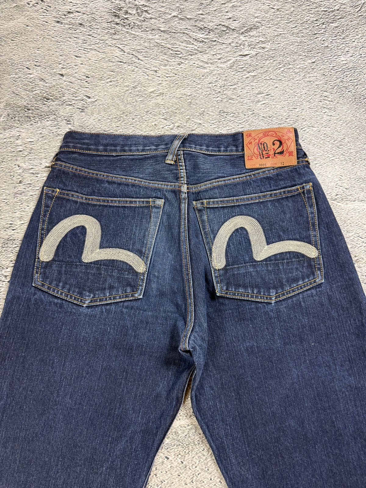 Evisu Evisu jeans vintage embroidery seagull logo selvedge Size US 32 / EU 48 - 2 Thumbnail