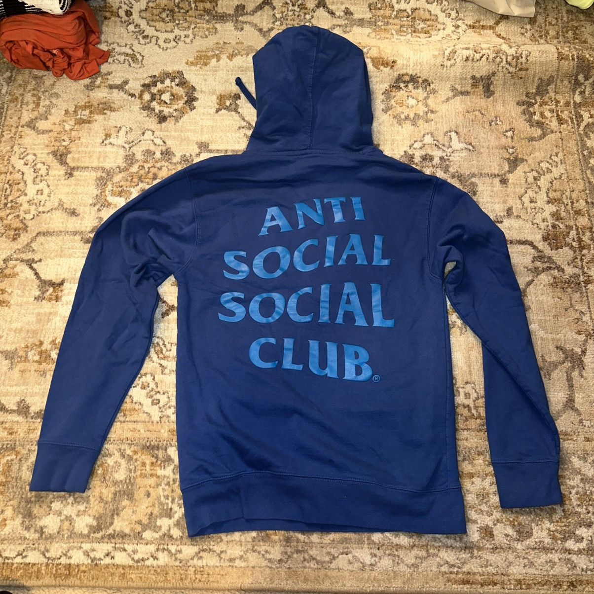 Anti Social Social Club AW22 Anti social social Club Early Decision Blue Hoodie Size US S / EU 44-46 / 1 - 3 Thumbnail