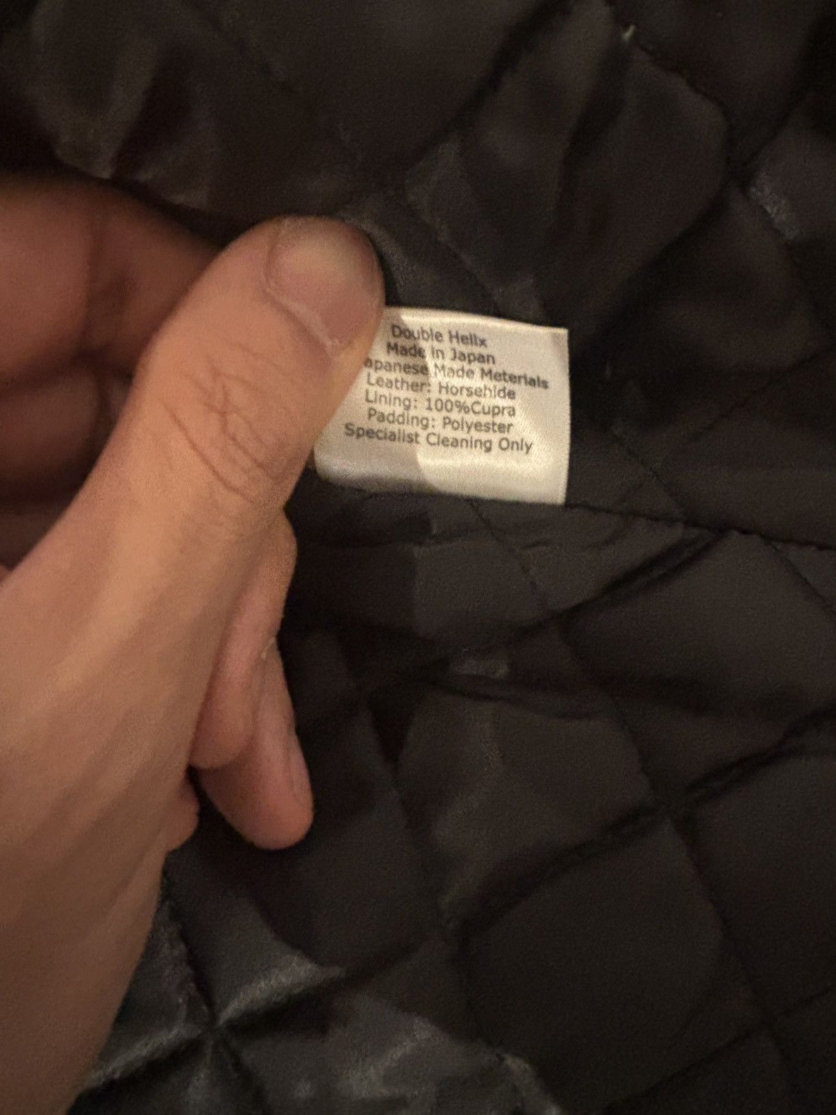 DOUBLE HELIX Double Helix Teacore Horsehide Japanese Leather Jacket Size US L / EU 52-54 / 3 - 4 Thumbnail