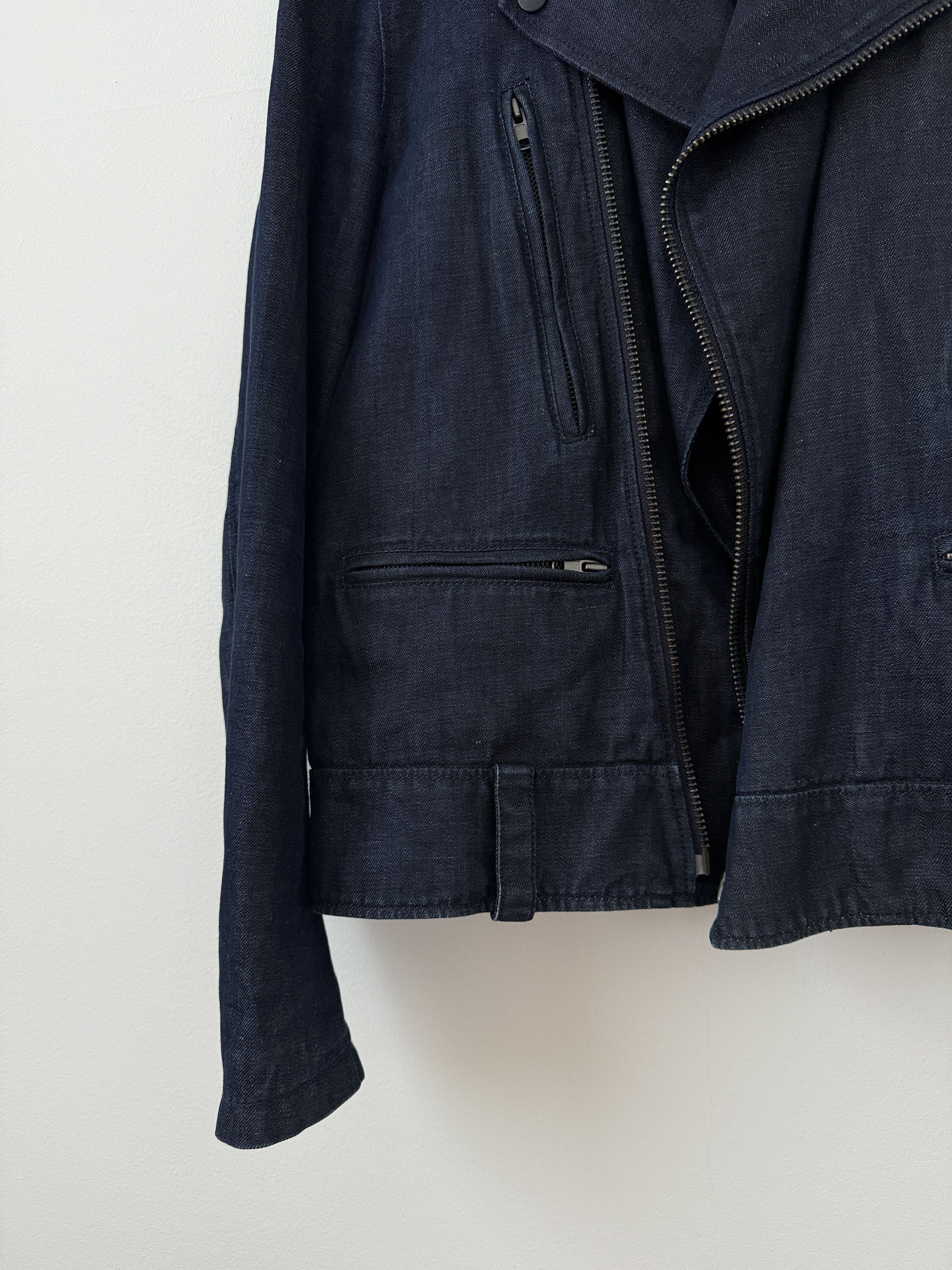 Maison Margiela 2011 Replica Denim Perfecto Moto Jacket Size US M / EU 48-50 / 2 - 8 Thumbnail