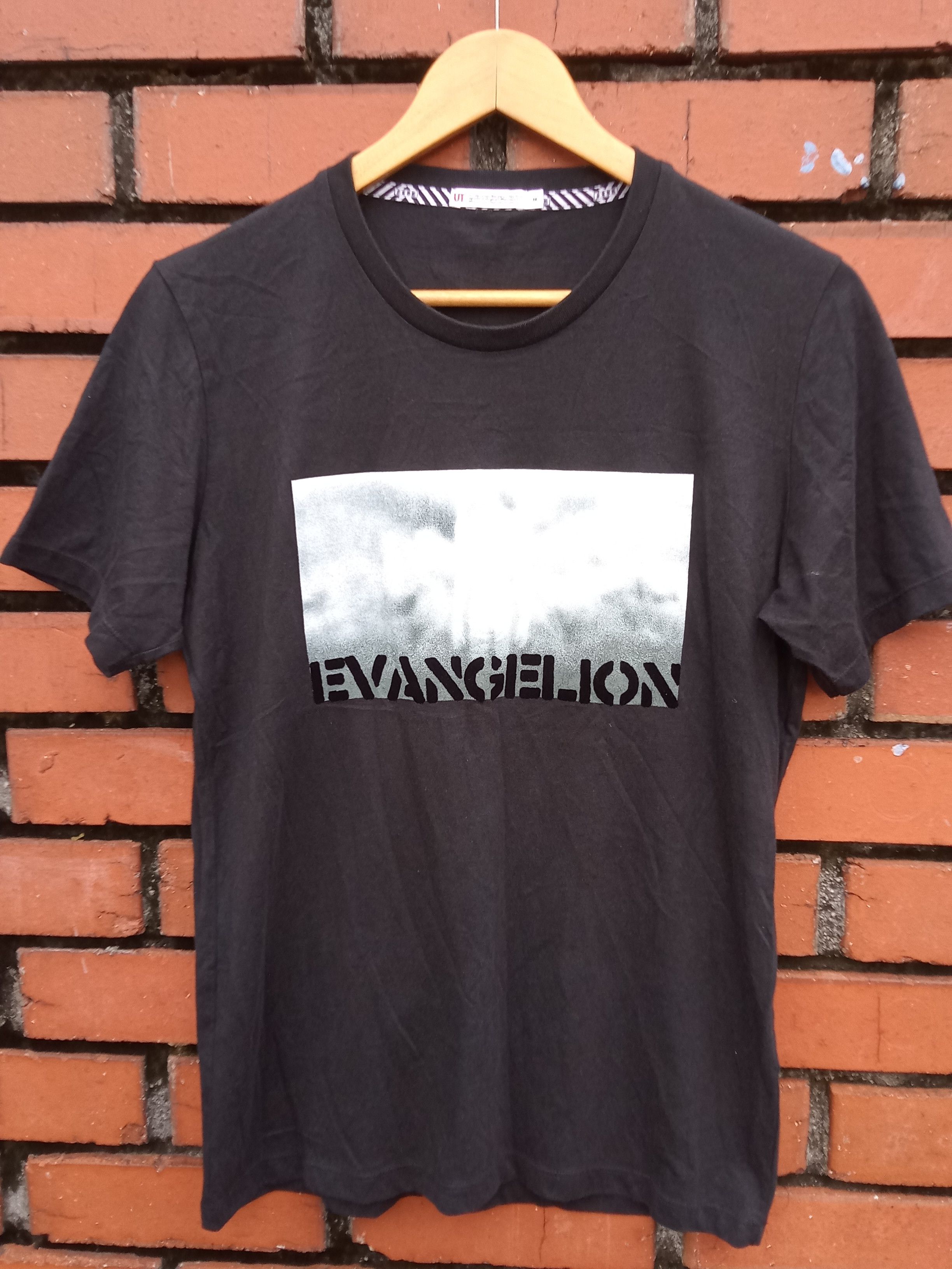 image of Anima x Vintage Y2K Neon Genesis Evangelion X Uniqlo T-Shirt in Purple, Men's (Size Small)