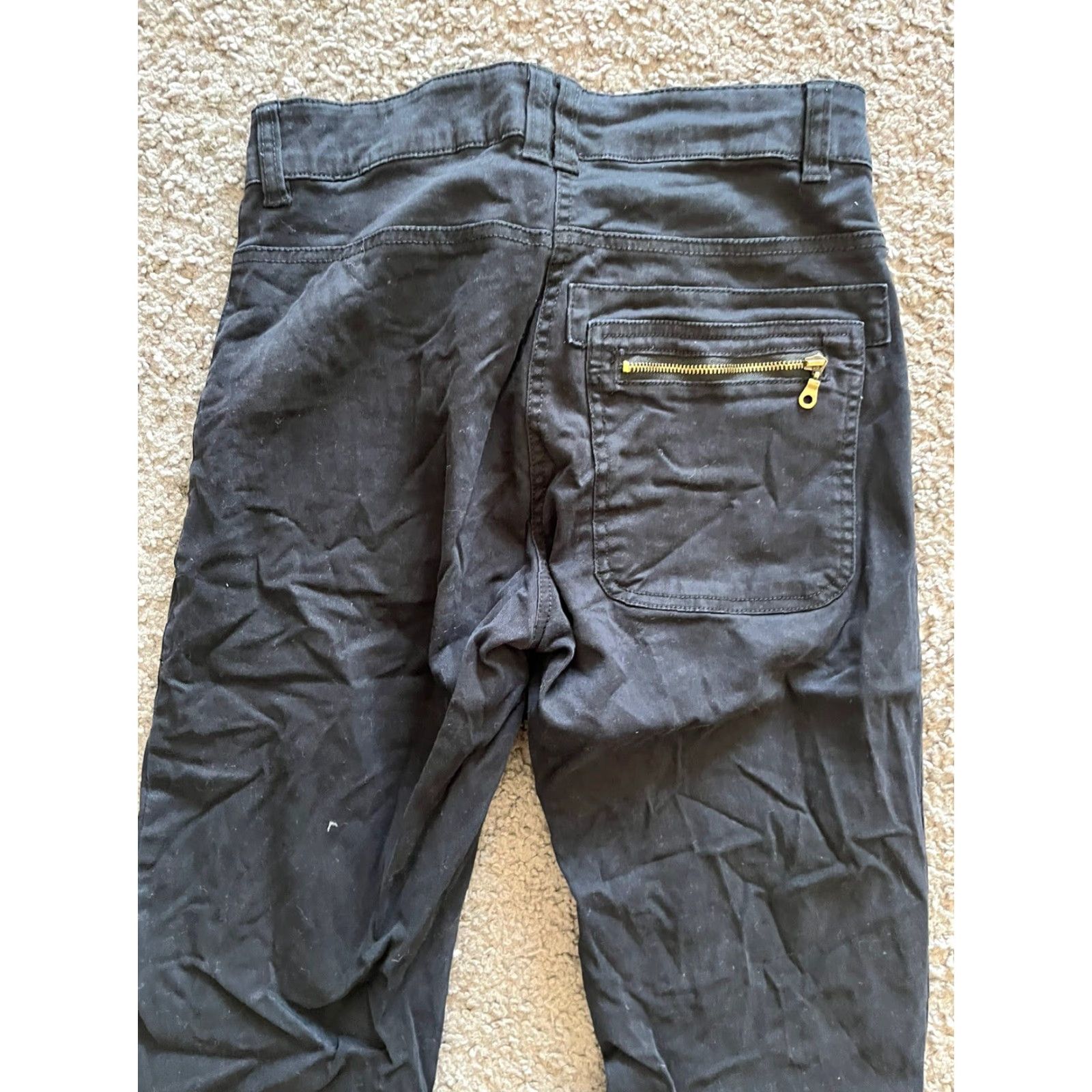 H&M H&M Pants Women 6 Black Capri Mid Rise 22" Inseam 5-Pocket Cotton Crop Beach Womens Size 28" / US 6 / IT 42 - 4 Thumbnail