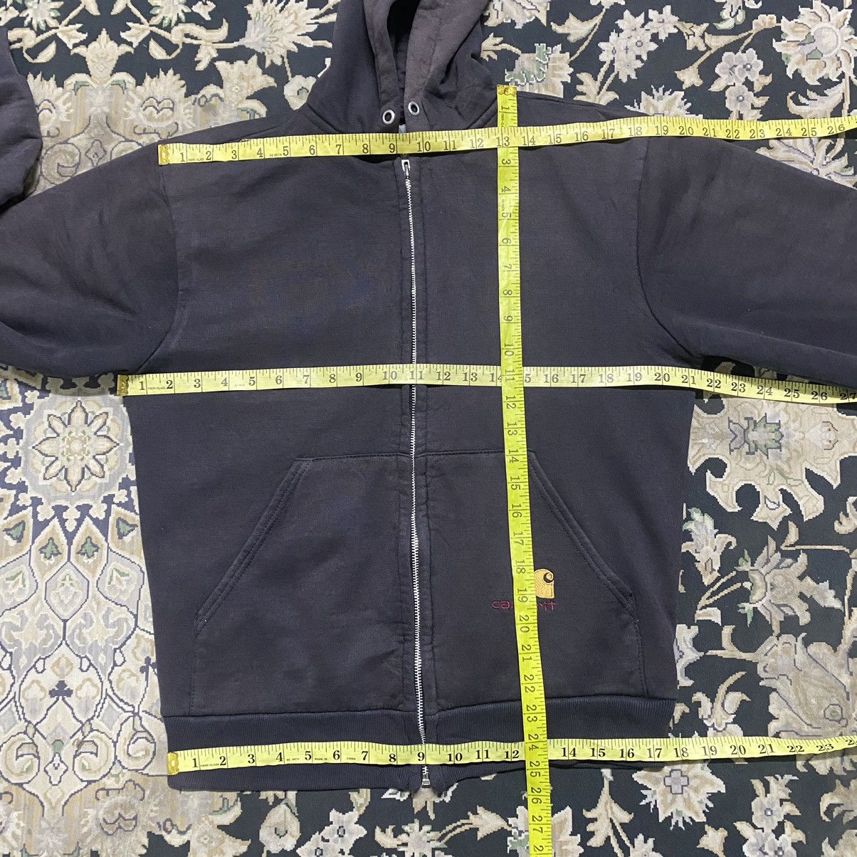 Carhartt Vintage 90s Carhartt Thermal Hoodie Sun Faded Size US S / EU 44-46 / 1 - 16 Thumbnail