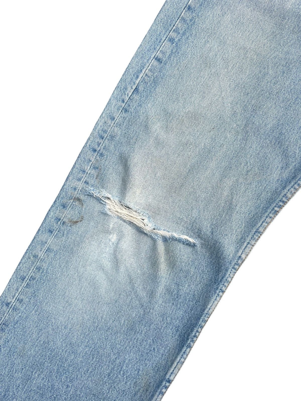 Levi's Vintage 1996 Levis 501 e Usa Irregular Faded Distressed Size US 36 / EU 52 - 4 Thumbnail