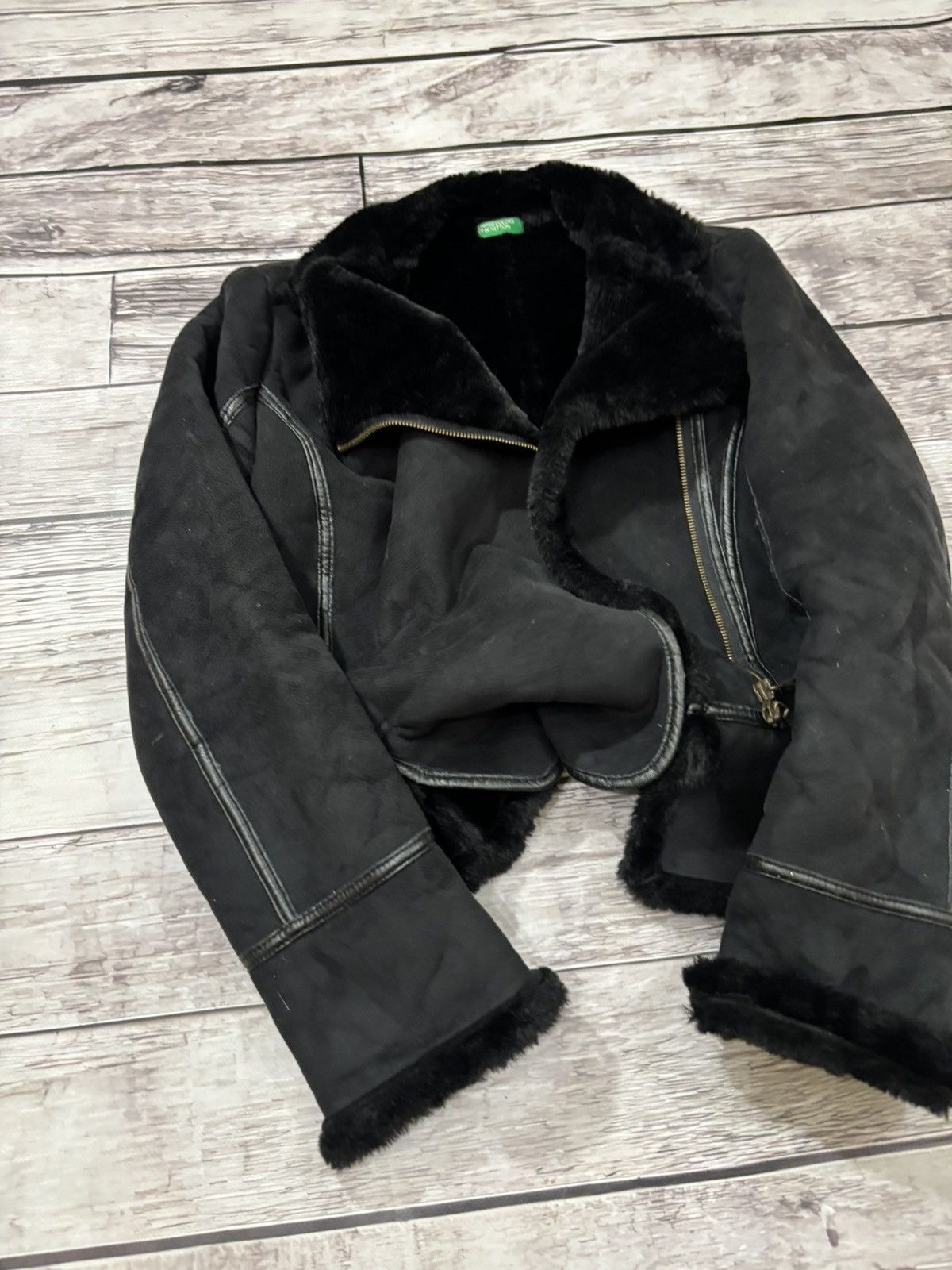 Japanese Brand × Le Grande Bleu (L.G.B.) Yohji Yamamoto Balenciaga Playboi Carti Style Leather Jacket Size US S / EU 44-46 / 1 - 5 Thumbnail