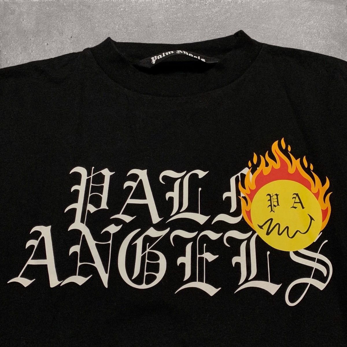 Palm Angels Palm Angels Small Burning Head Logo Black Tee Size US S / EU 44-46 / 1 - 3 Thumbnail