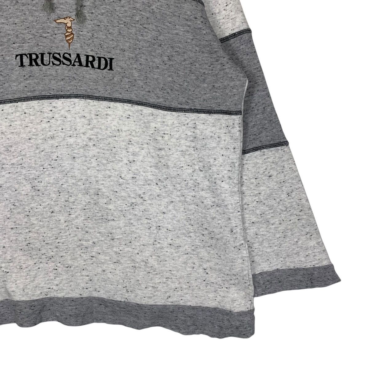 Trussardi TRUSSARDI Embroidery Big Logo Pullover Jumper #1493-C67 Size US L / EU 52-54 / 3 - 4 Thumbnail