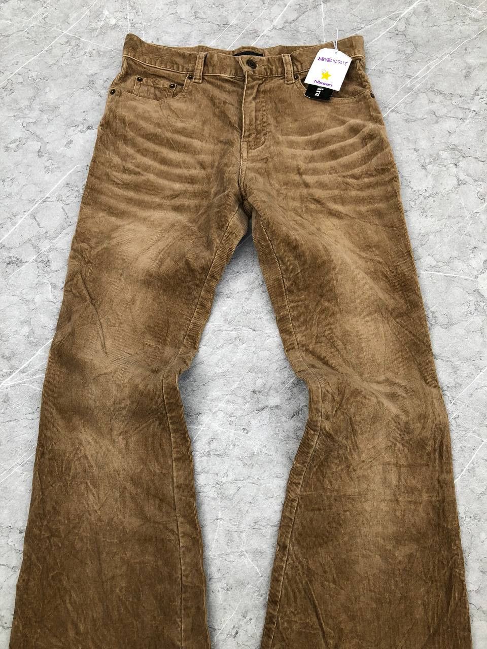 Japanese Brand Japanese Brand Livre Claire Corduroy Flare Jeans Size US 29 - 3 Thumbnail