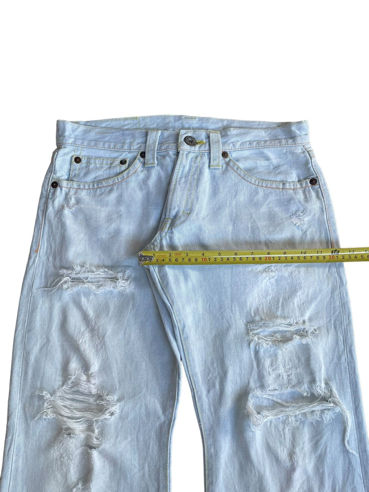 Japanese Brand Vintage Y2K Japanese Cocolulu Surf Trip Paint Spellout Jeans Size US 34 / EU 50 - 15 Thumbnail