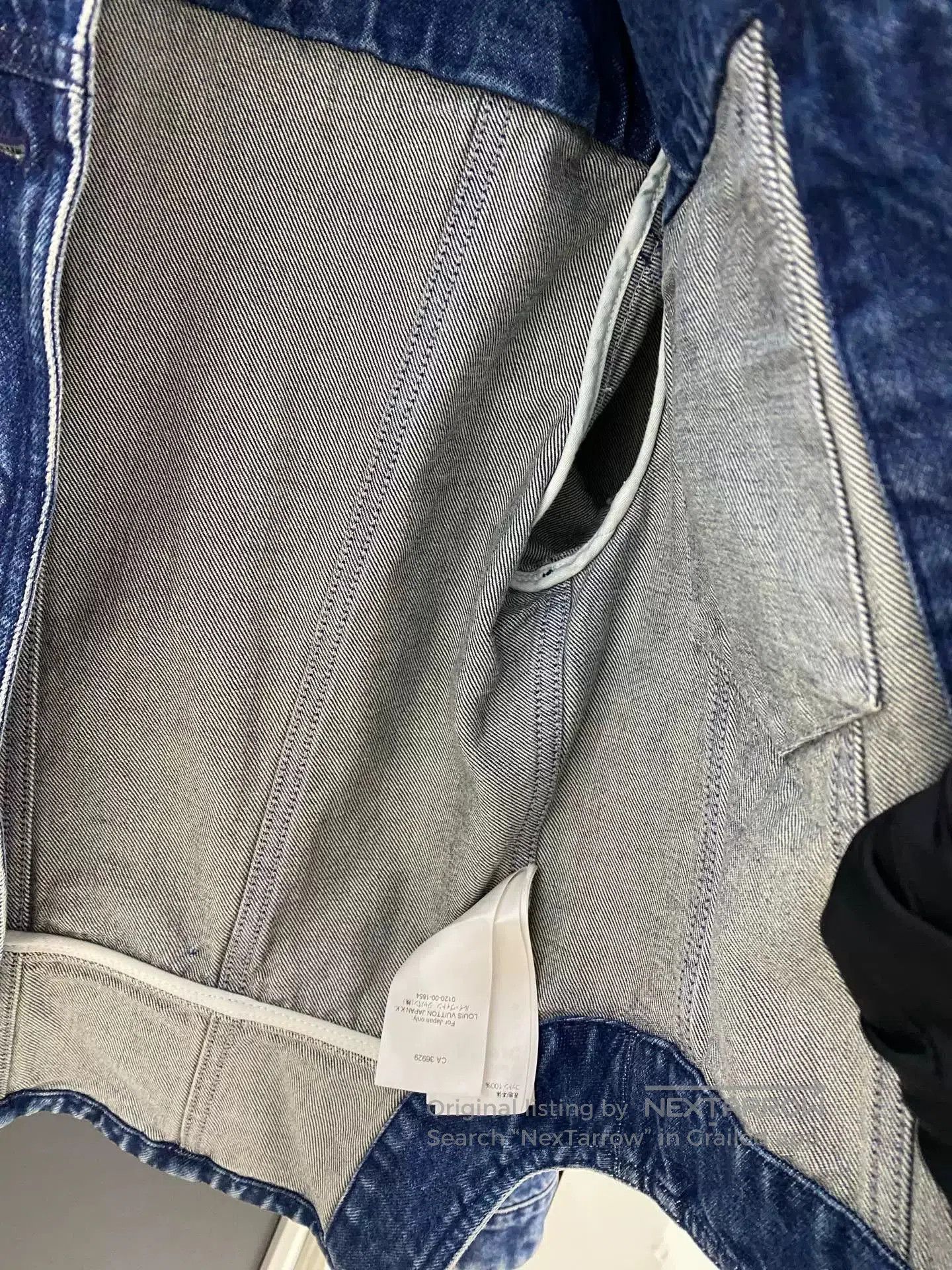 Louis Vuitton LV Washed Blue Denim Jacket. Size XS / US 0-2 / IT 36-38 - 5 Thumbnail