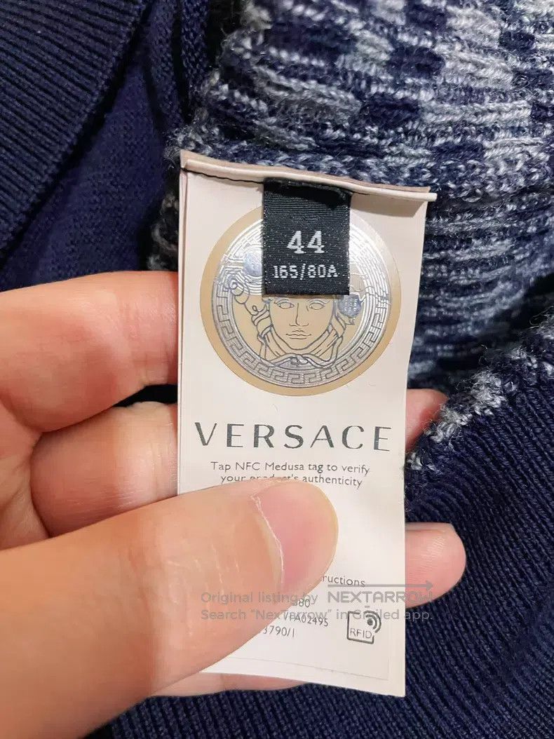 Other Versace Medusa wool knit jacket coat Size US XS / EU 42 / 0 - 7 Thumbnail
