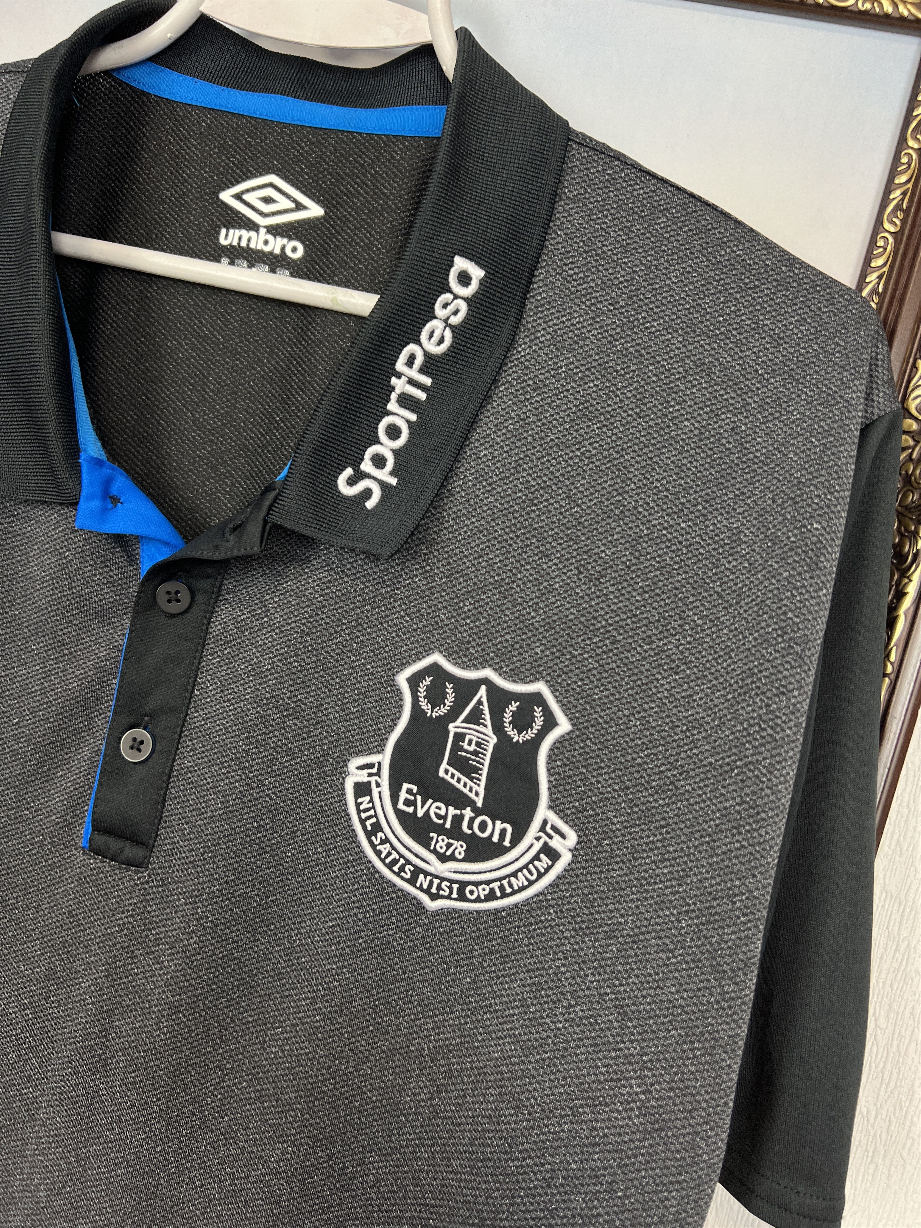 Umbro Umbro Everton Football Polo Shirt Soccer Train Jersey Tee Size US XL / EU 56 / 4 - 5 Thumbnail