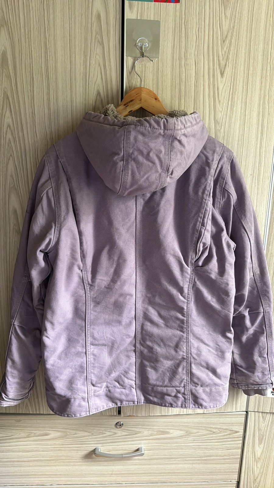 Carhartt × Vintage Carhartt Faded Lavender Sherpa Lined Jacket Size US S / EU 44-46 / 1 - 8 Thumbnail