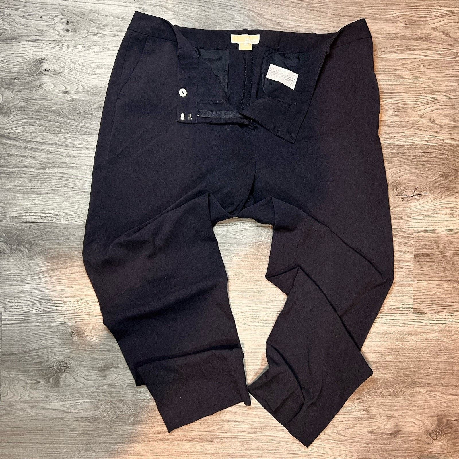 Michael Kors Michael Kors Wmn Pants 16W Navy Logo 29" Inseam Size 29" - 1 Thumbnail