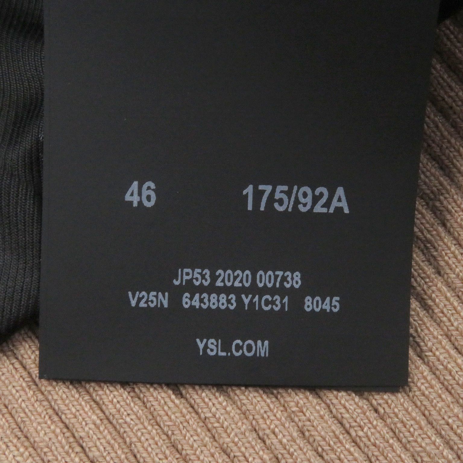 Saint Laurent Paris SAINT LAURENT PARIS Teddy/ Stadium Jacket Gold/Black 46 Size US S / EU 44-46 / 1 - 8 Thumbnail