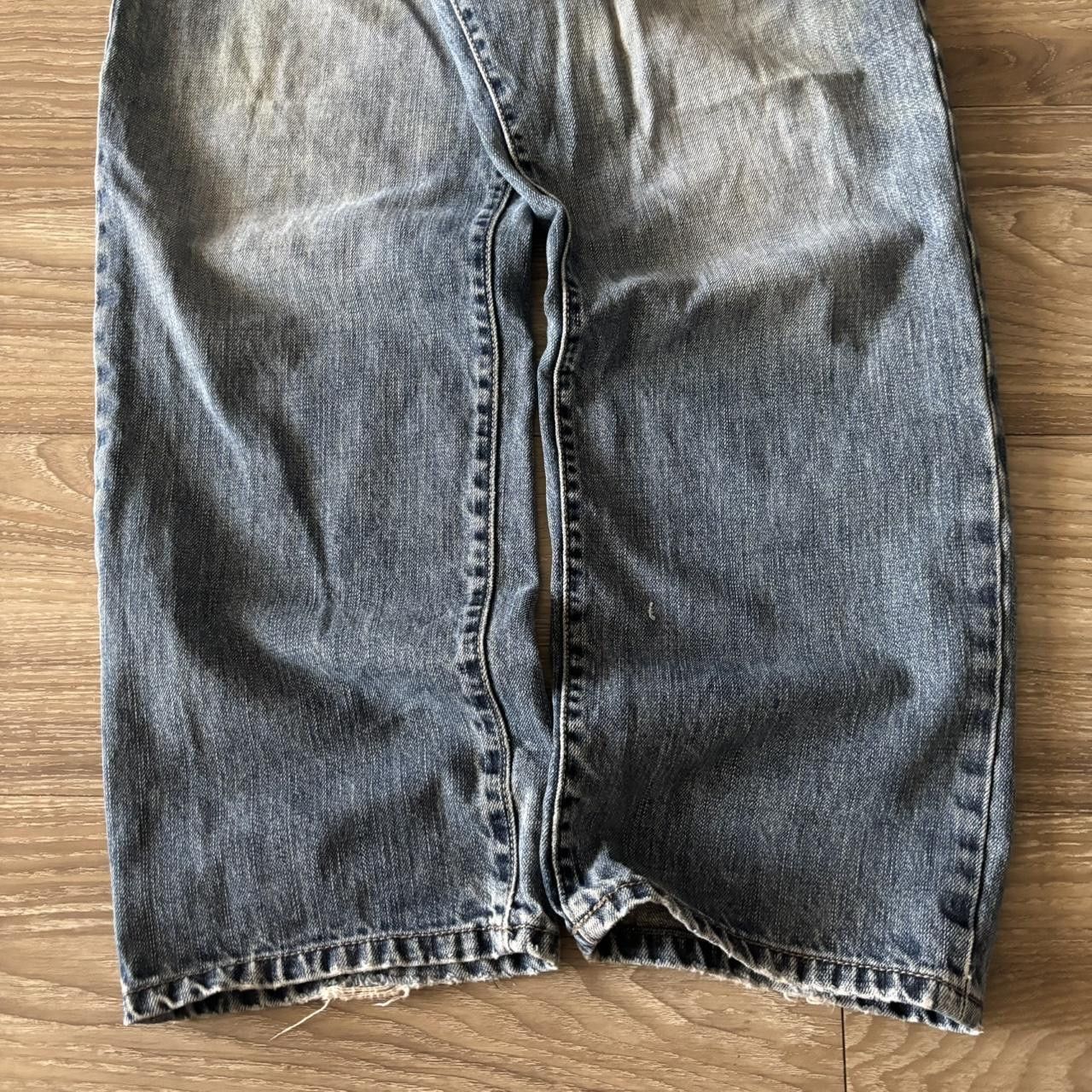 Vintage Crazy Vintage Y2K/2000s Grunge Medium Wash Essential Denim Jeans! 38x28 Size US 38 / EU 54 - 6 Thumbnail