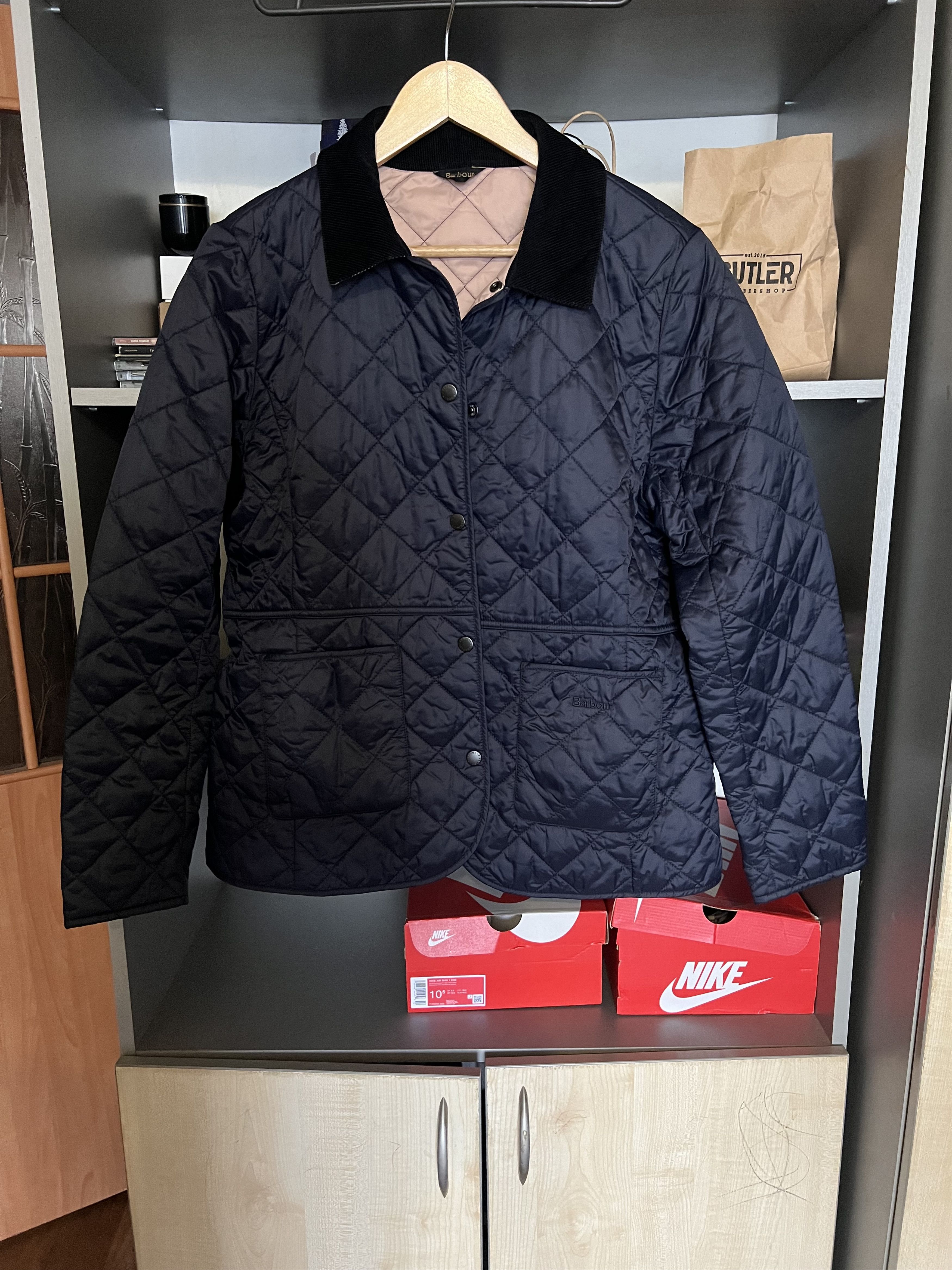 Barbour Vintage Barbour International Deveron Quilt Casual Jacket Size XL / US 12-14 / IT 48-50 - 1 Thumbnail