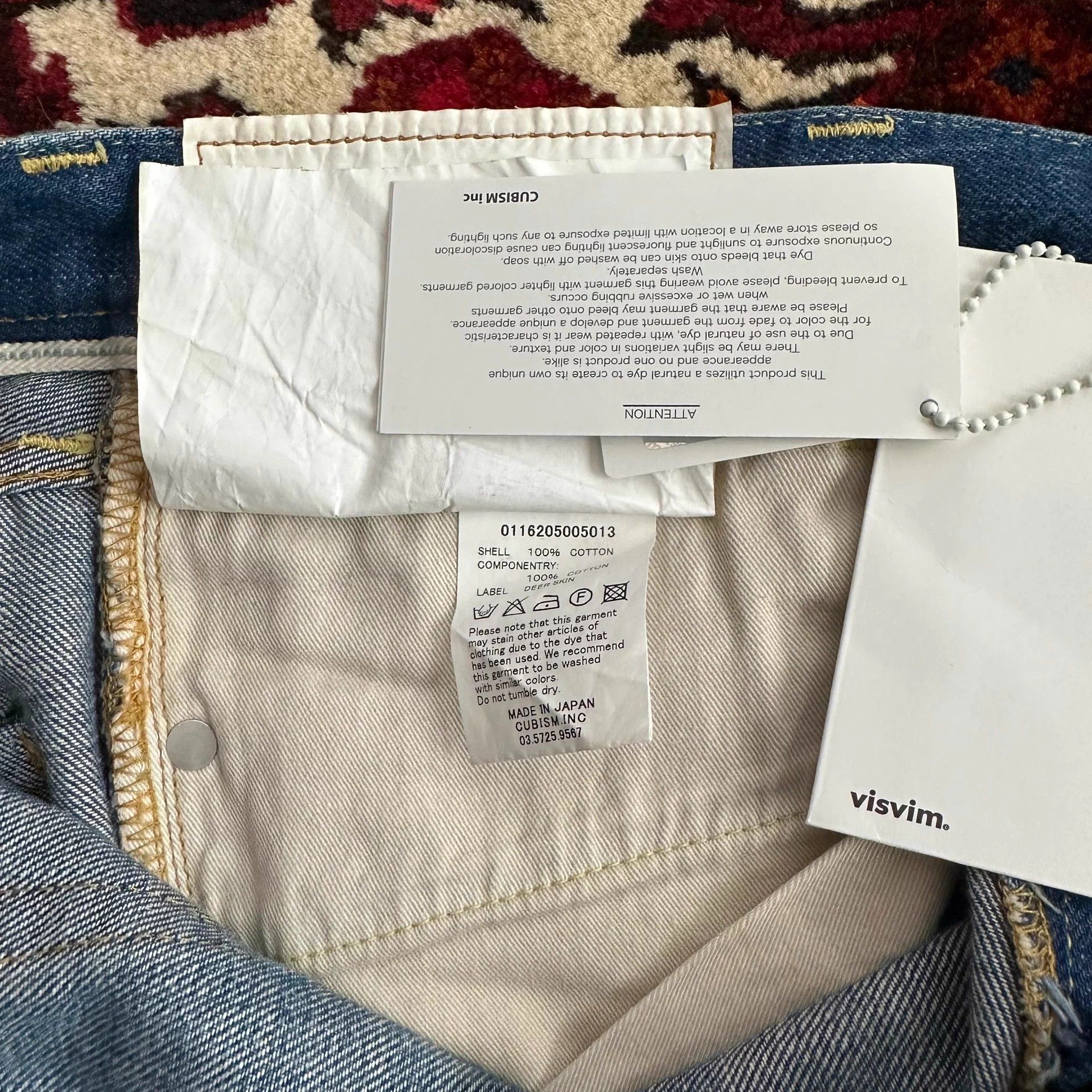 Visvim visvim 16aw 04d5 washed denim w32 l30 Size US 32 / EU 48 - 8 Thumbnail