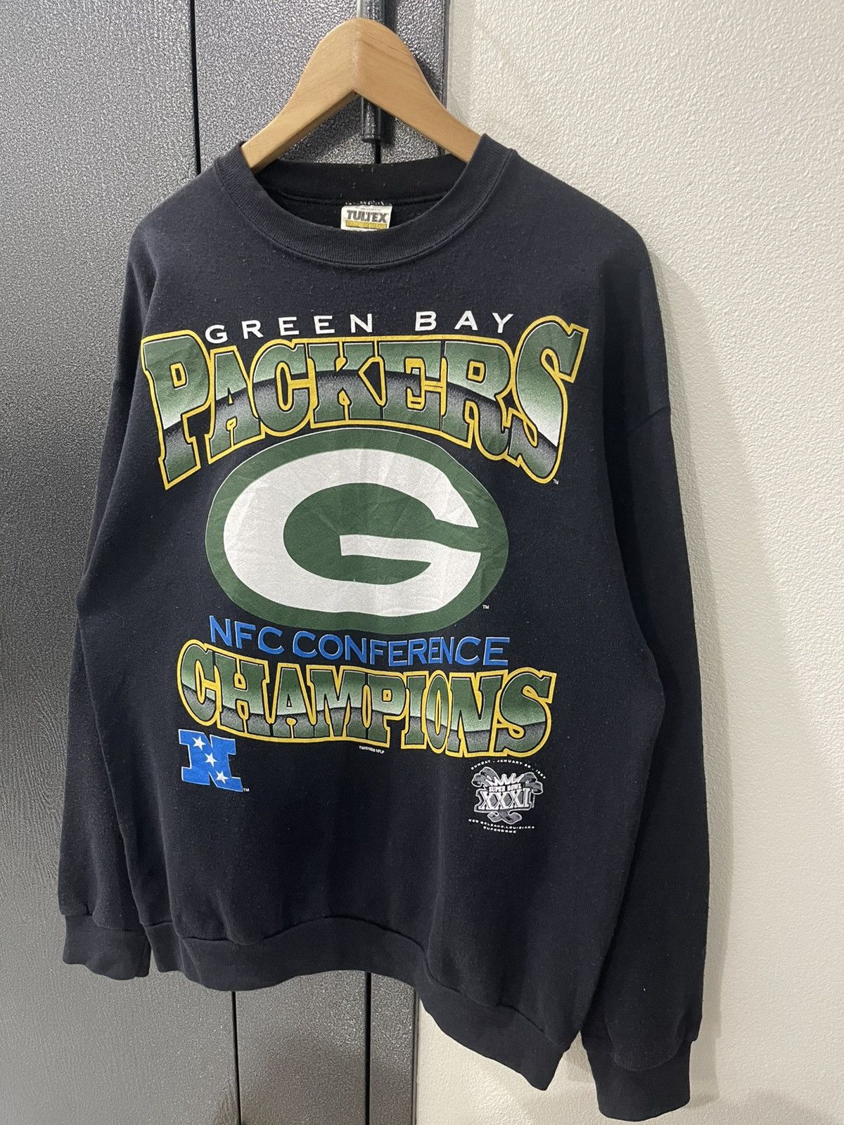 NFL Vintage Green Bay Packers NFL Super Bowl Sweatshirt Size US L / EU 52-54 / 3 - 2 Thumbnail