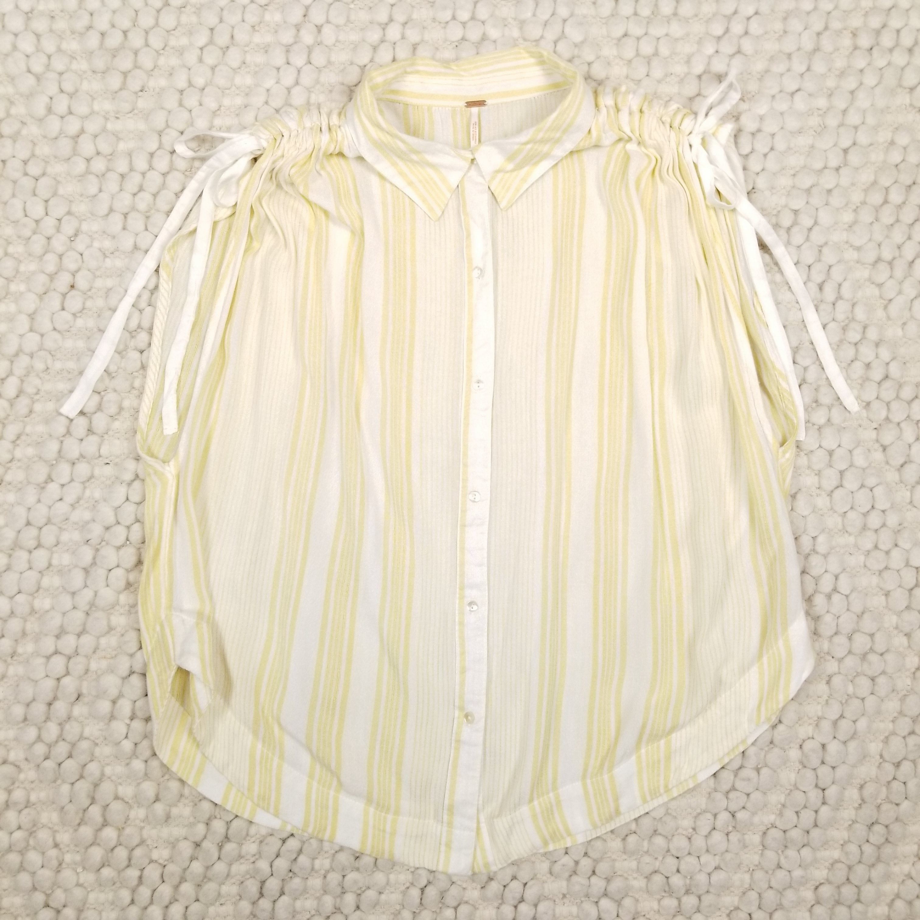Free People Baby Blues Blouse Size L / US 10 / IT 46 - 6 Thumbnail