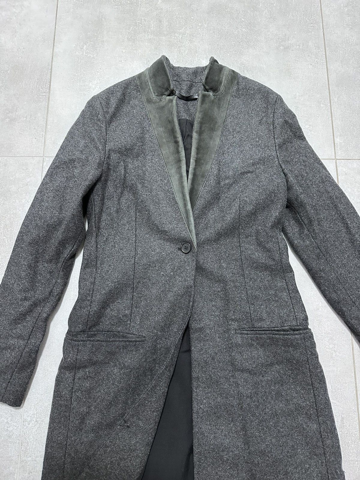 Allsaints AllSaints Trench Coats Wool Leather Leni Coat US6 UK10 EU38 Size M / US 6-8 / IT 42-44 - 3 Thumbnail