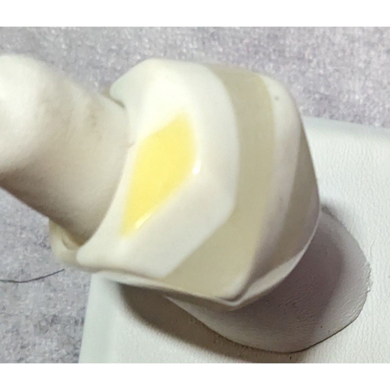 Other Vintage Chunky Solid And Translucent Striped Abstract Ring Size ONE SIZE - 9 Thumbnail