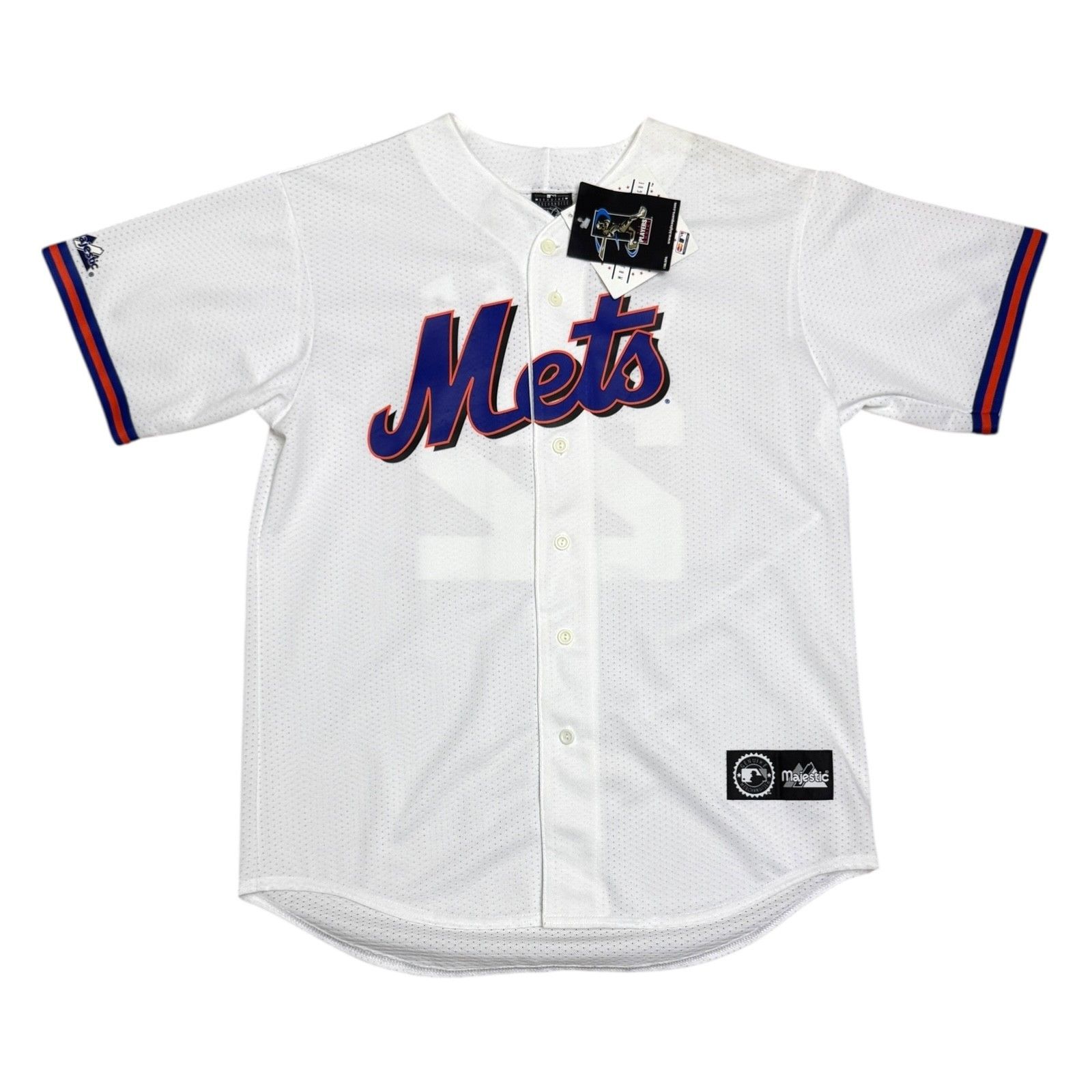MLB NWT NEW YORK METS Leiter Deadstock Majestic Baseball Jersey Size US L / EU 52-54 / 3 - 1 Thumbnail