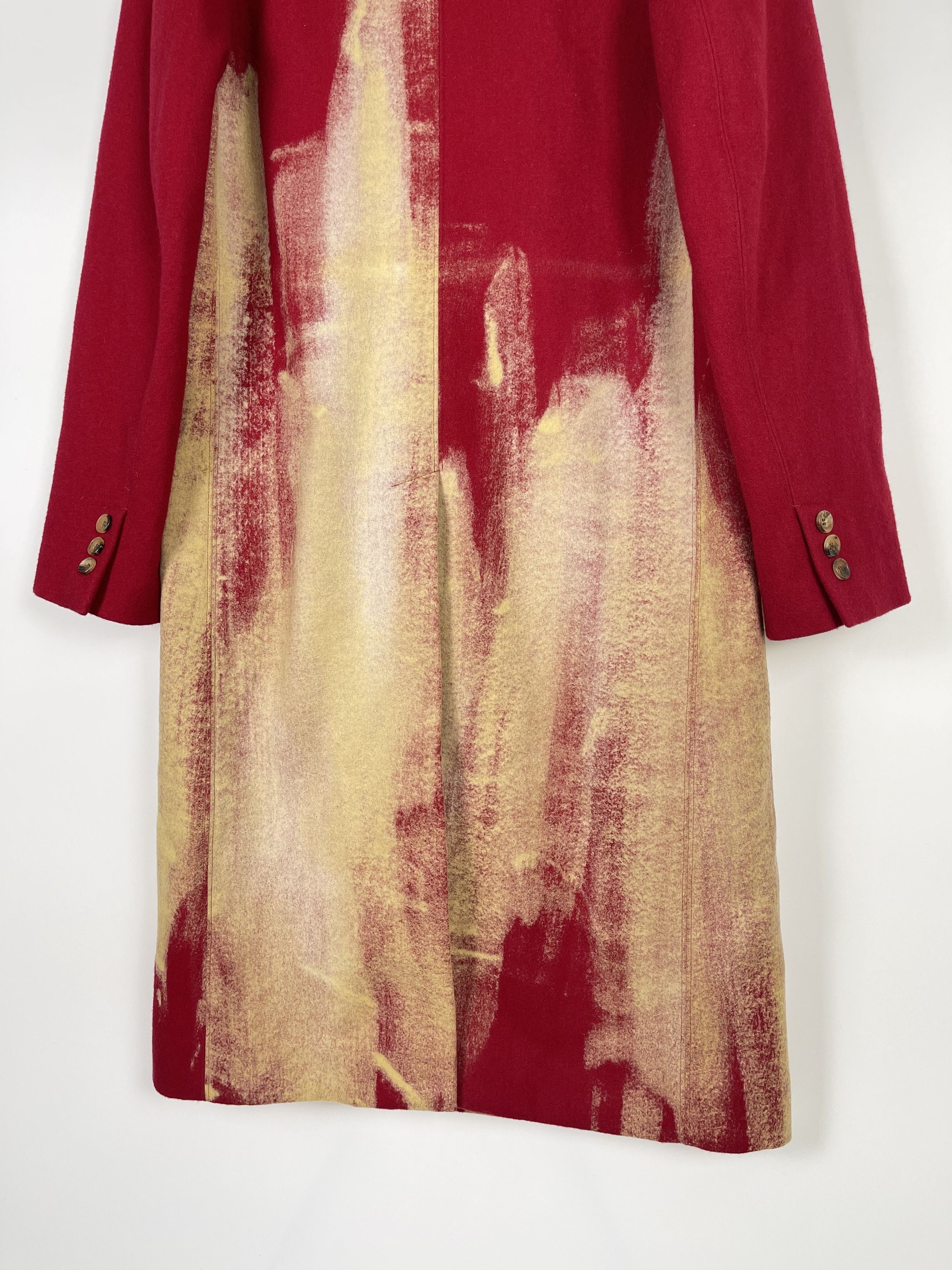 Yohji Yamamoto Yohji Yamamoto Y's SS08 Bleached Red Coat Size US M / EU 48-50 / 2 - 6 Thumbnail