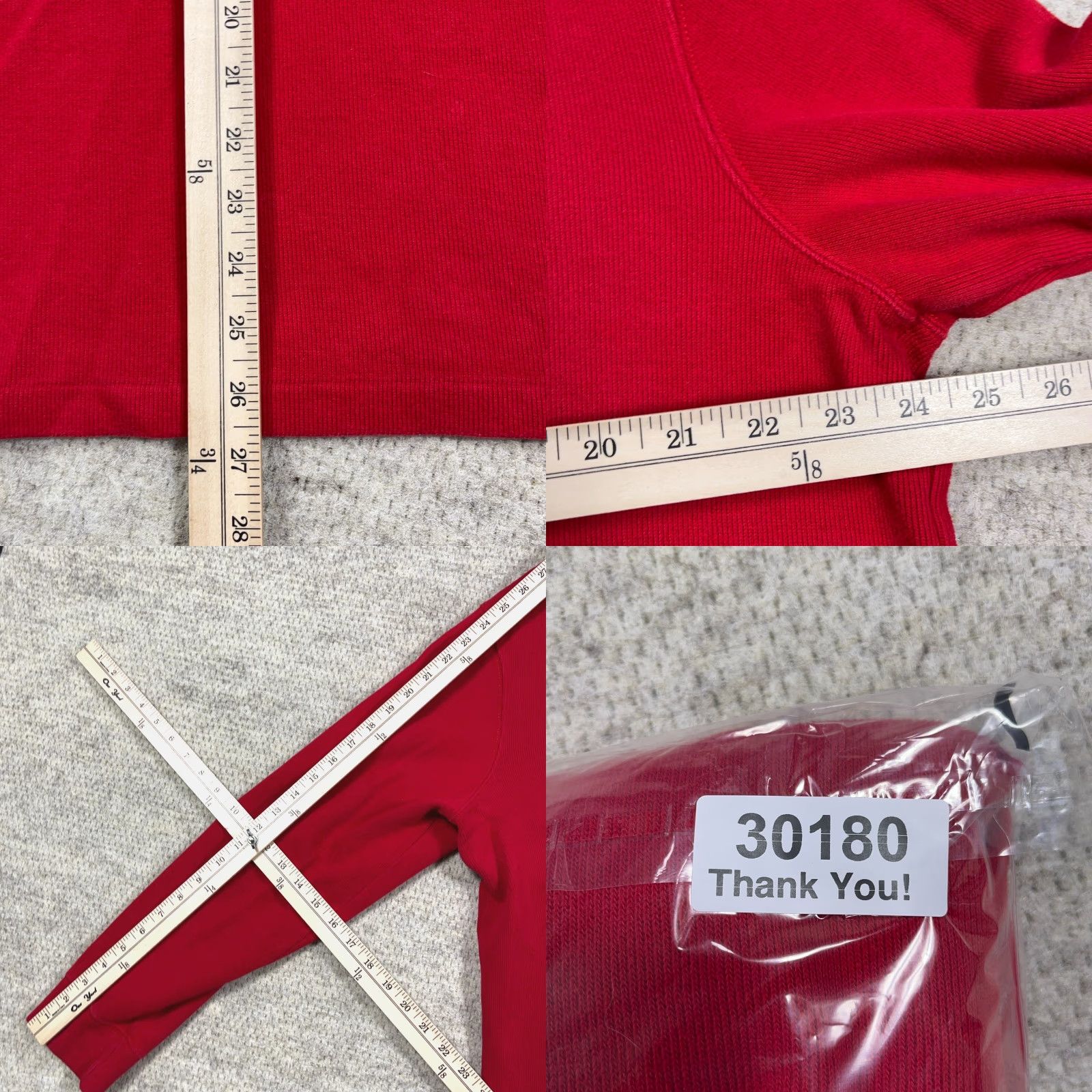 Polo Ralph Lauren Polo Ralph Lauren Sweater Men XL Red Black Pony Pullover Quarter Zip Sweatshirt Size US XL / EU 56 / 4 - 8 Thumbnail