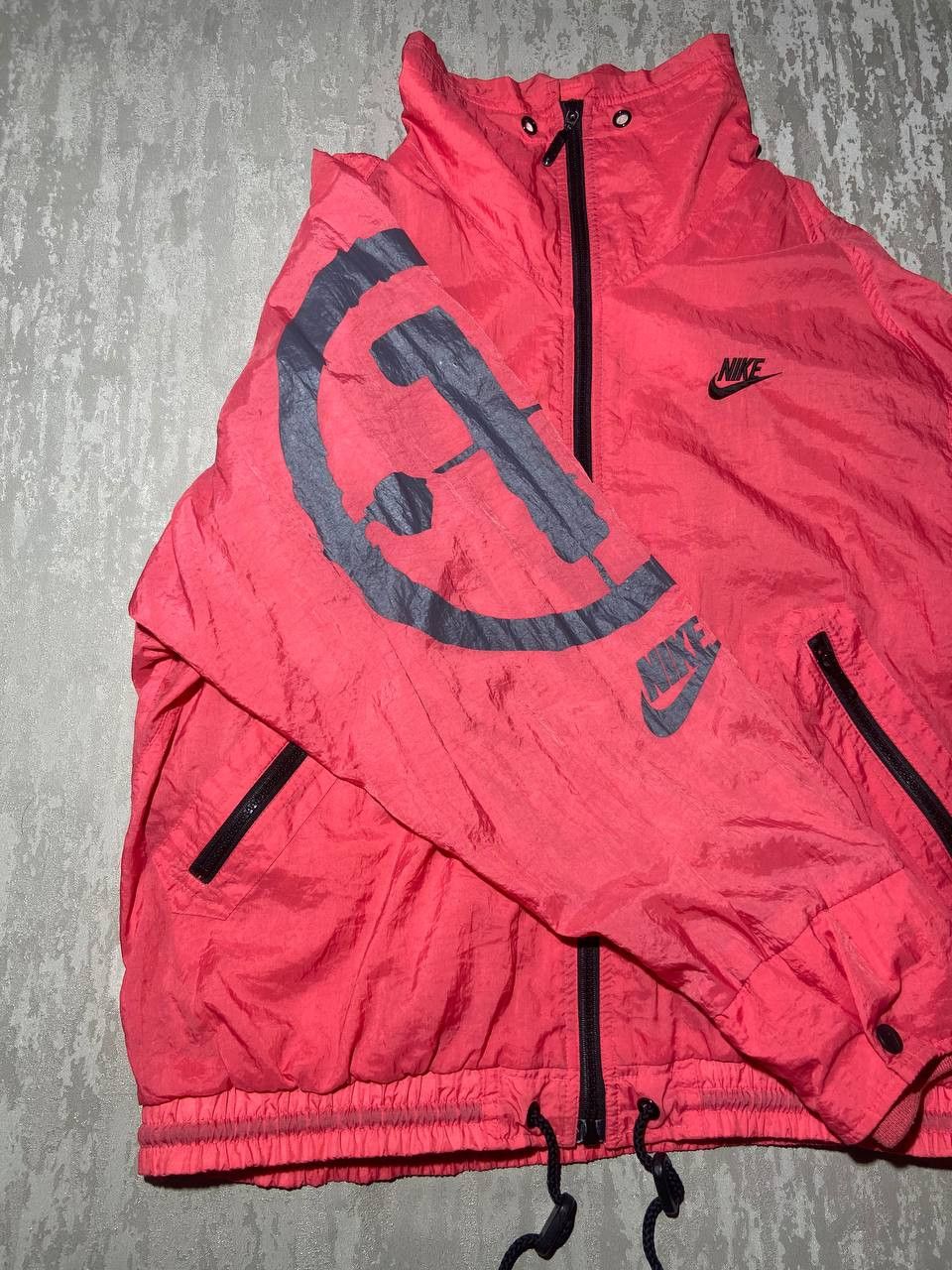 Nike Super Rare Vintage Nike Retro 90s Vintage Jacket Arm printed Grailed