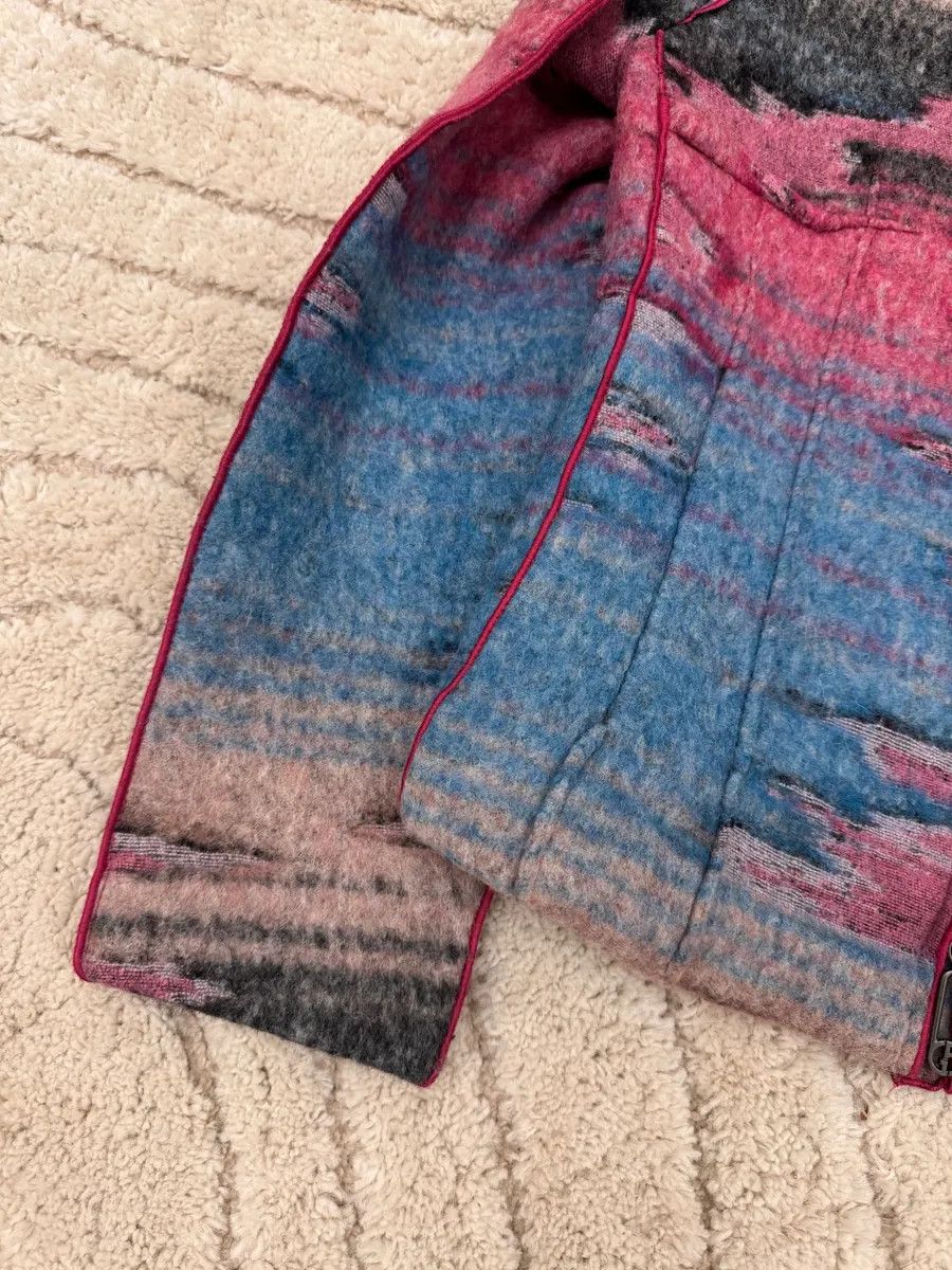 Giorgio Armani × Vintage AW2018 Giorgio Armani Sunrise Mirage Shearling Fur Jacket Size S / US 4 / IT 40 - 4 Thumbnail
