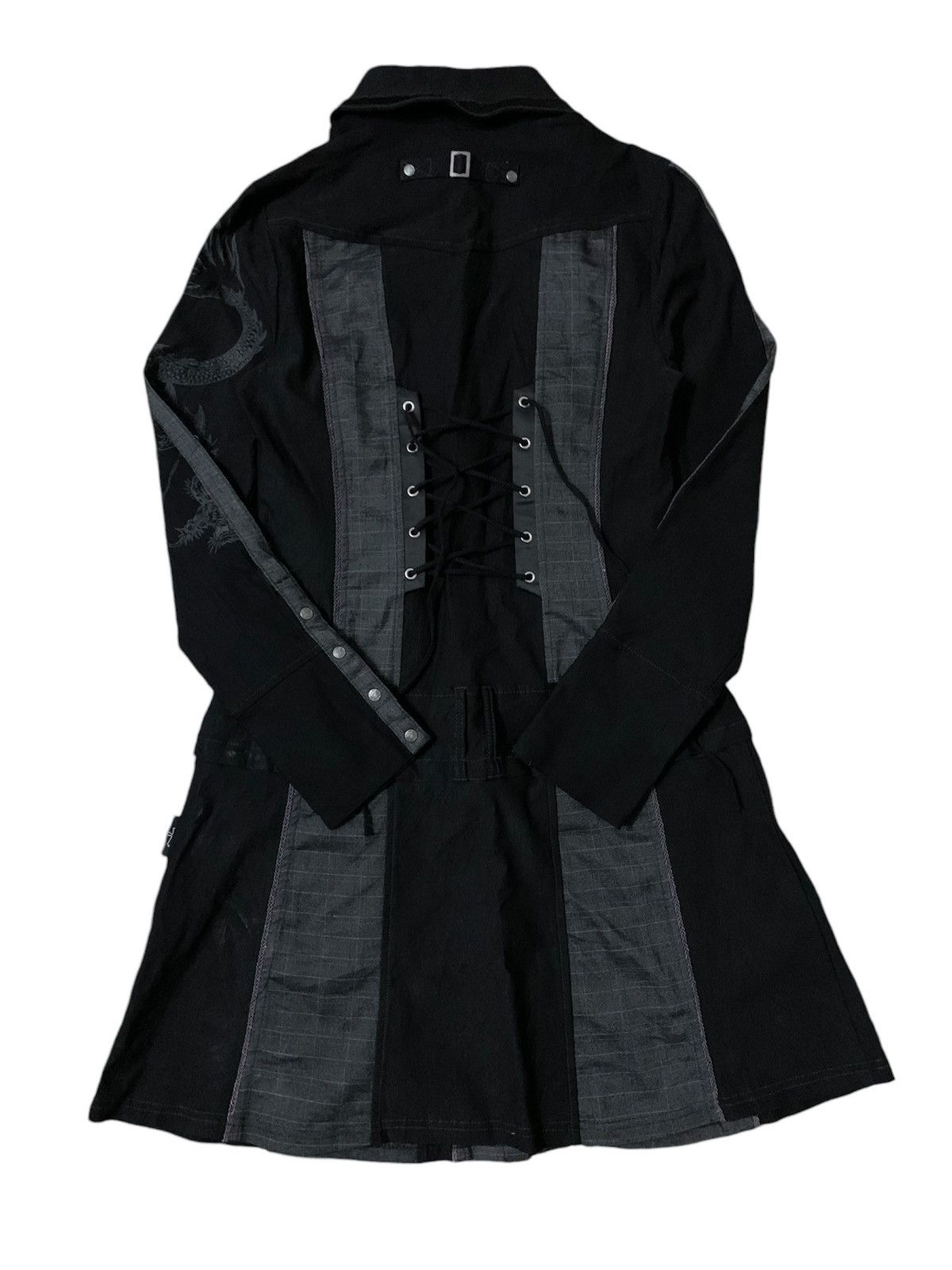 Japanese Brand 💥Japanese Fashion Designer Ozz On Croce Dragon Gothic Jacket Size S / US 4 / IT 40 - 4 Thumbnail