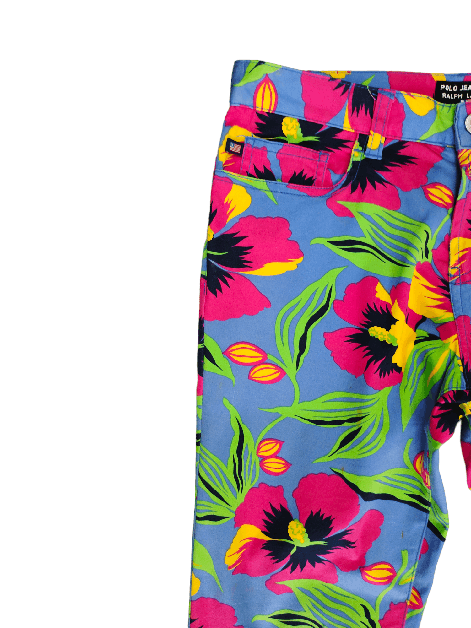 Polo Ralph Lauren Polo Jeans Flower FullPrint Multicolor 3Q Pants Size 29" - 5 Thumbnail