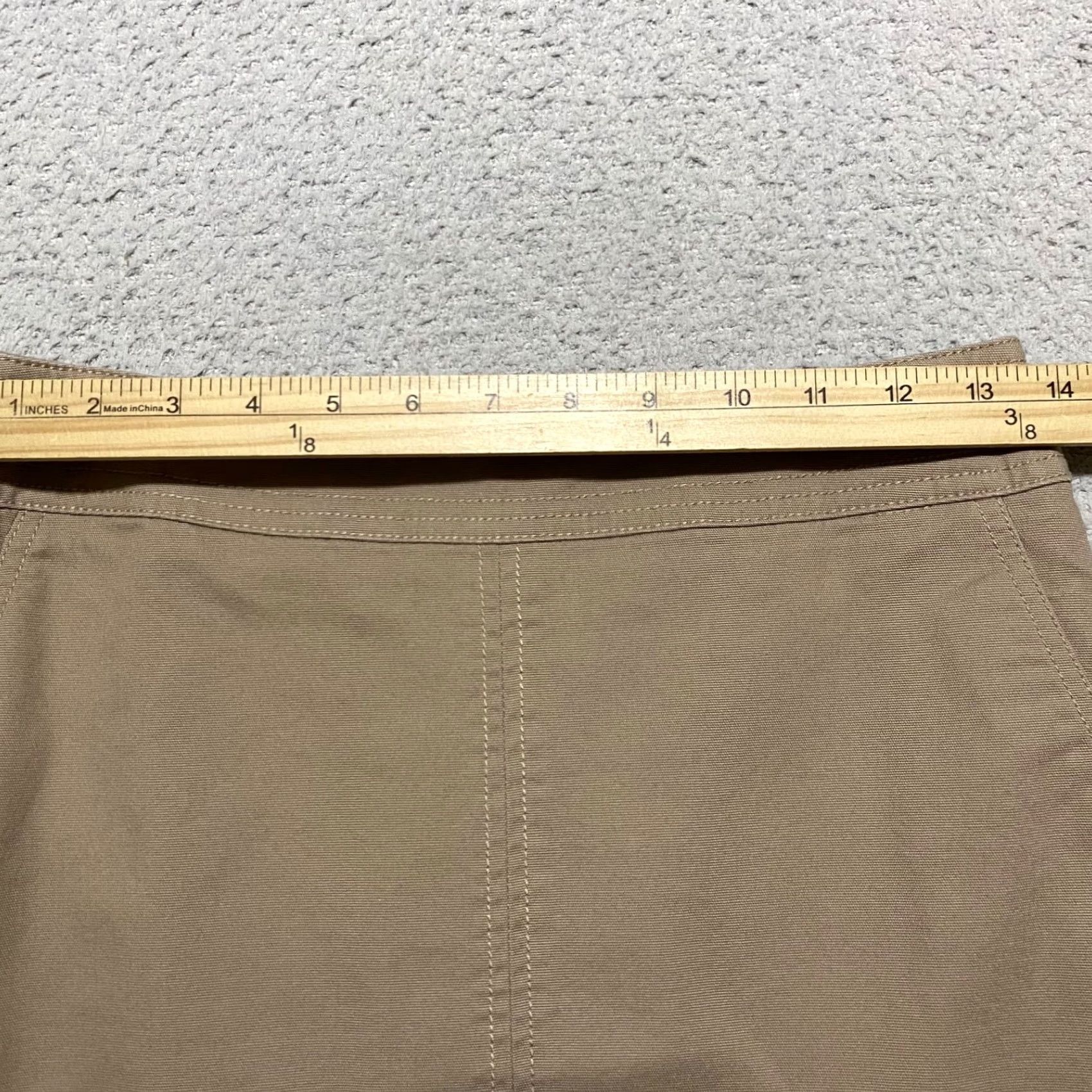 Talbots Talbots Beige Pencil Skirt Womens 2P Petites Office Business Straight Pockets Size 26" / US 2 / IT 38 - 6 Thumbnail