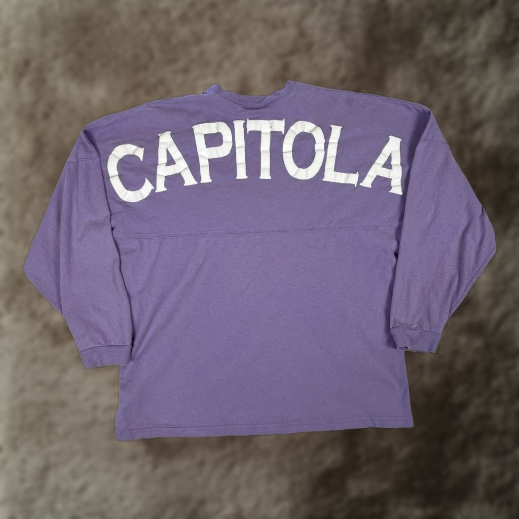 Vintage VINTAGE Zelda's On The Beach T-Shirt Adult L Capitola California Purple Cotton Crew Neck Long Sleeve West Trend Unisex Adults 1990s T-Shirt Size US L / EU 52-54 / 3 - 1 Thumbnail