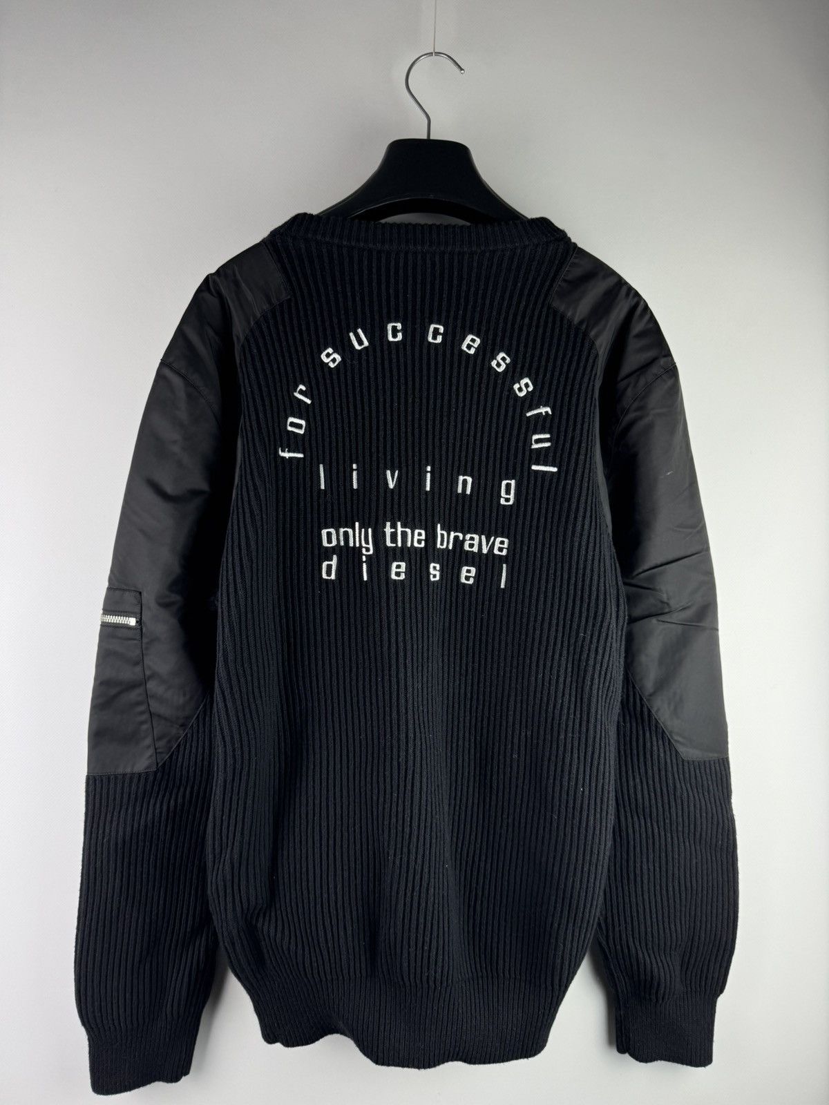 Diesel Diesel George Sweater Black Size US L / EU 52-54 / 3 - 4 Thumbnail